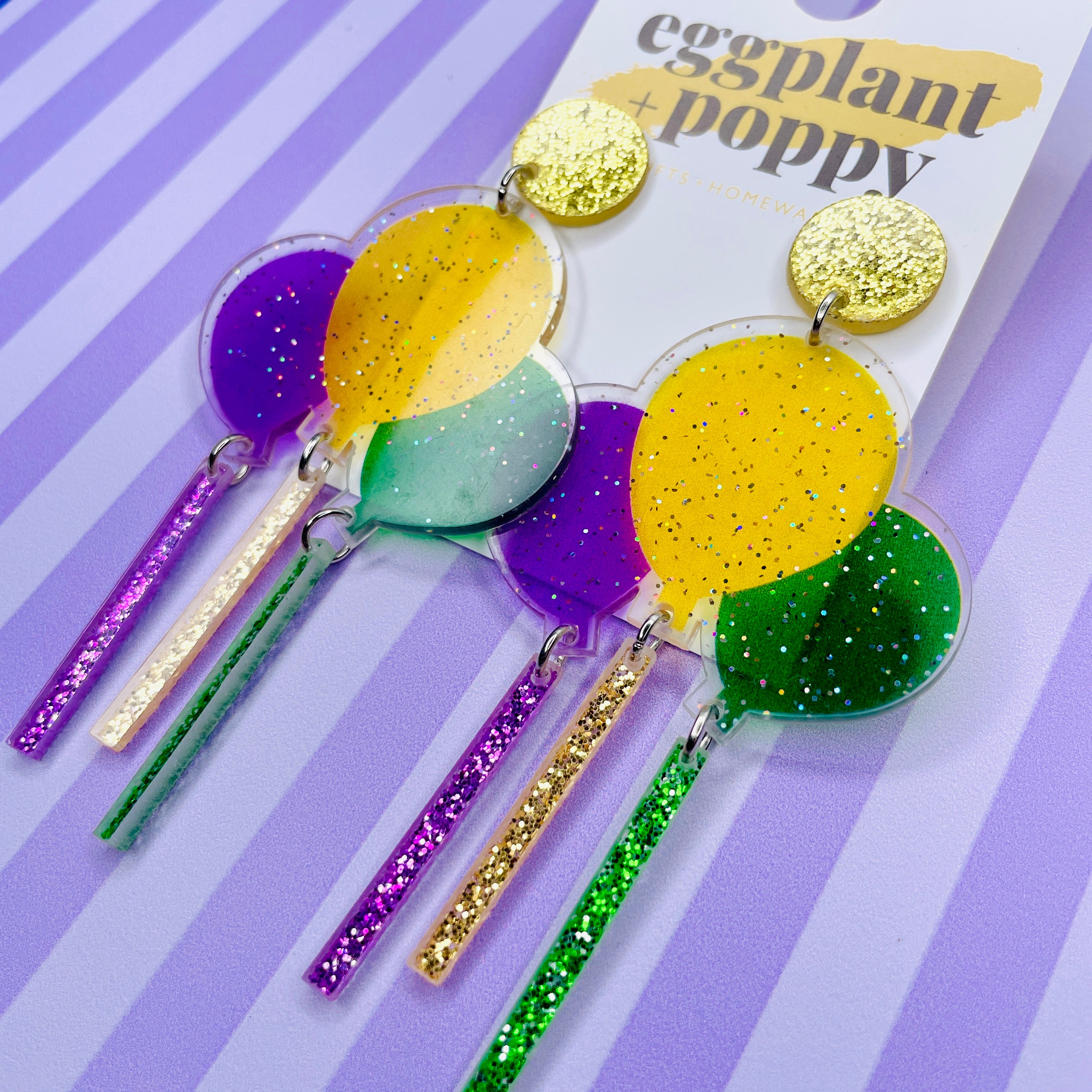 Glitter Balloon Bunch