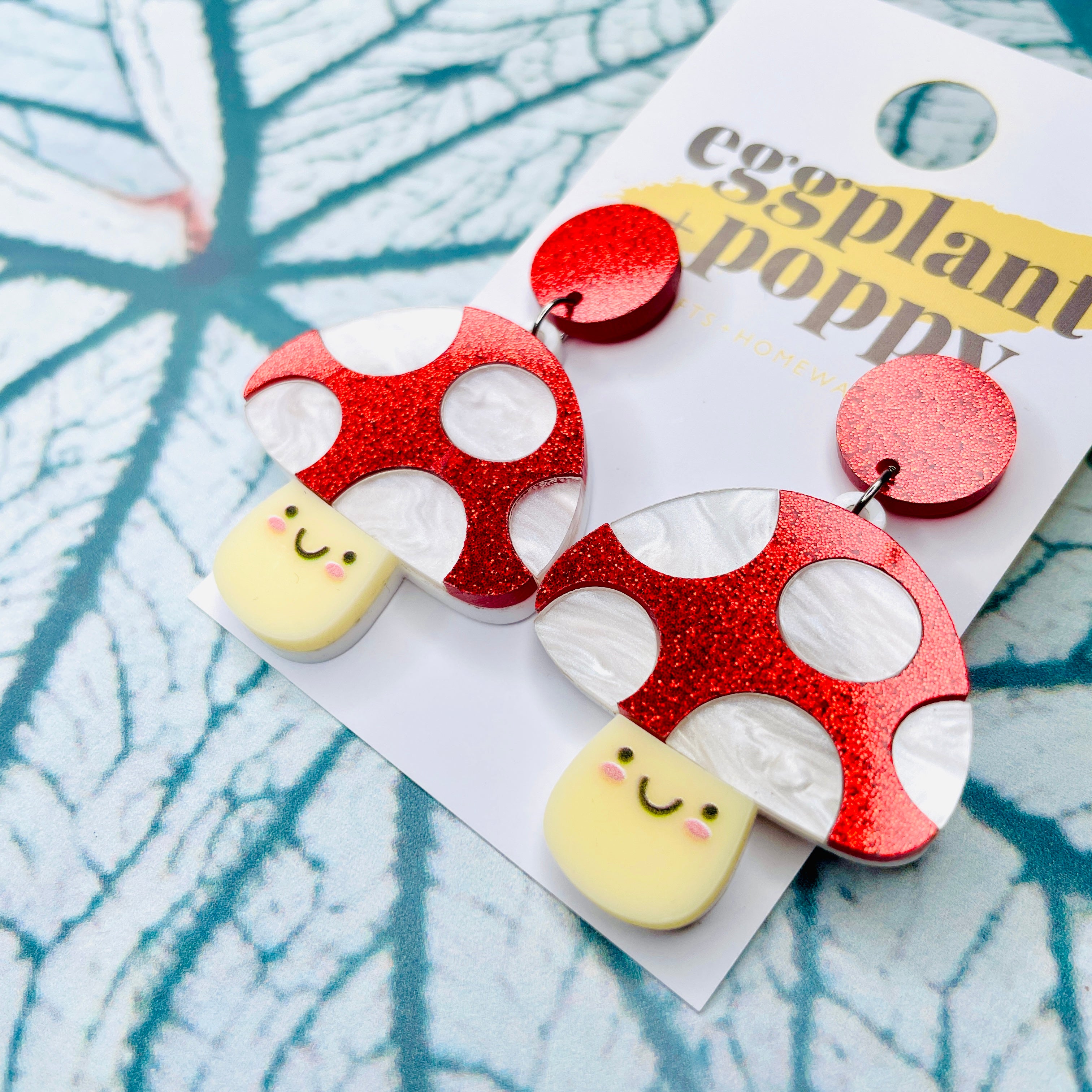 Cute Mushroom Earrings