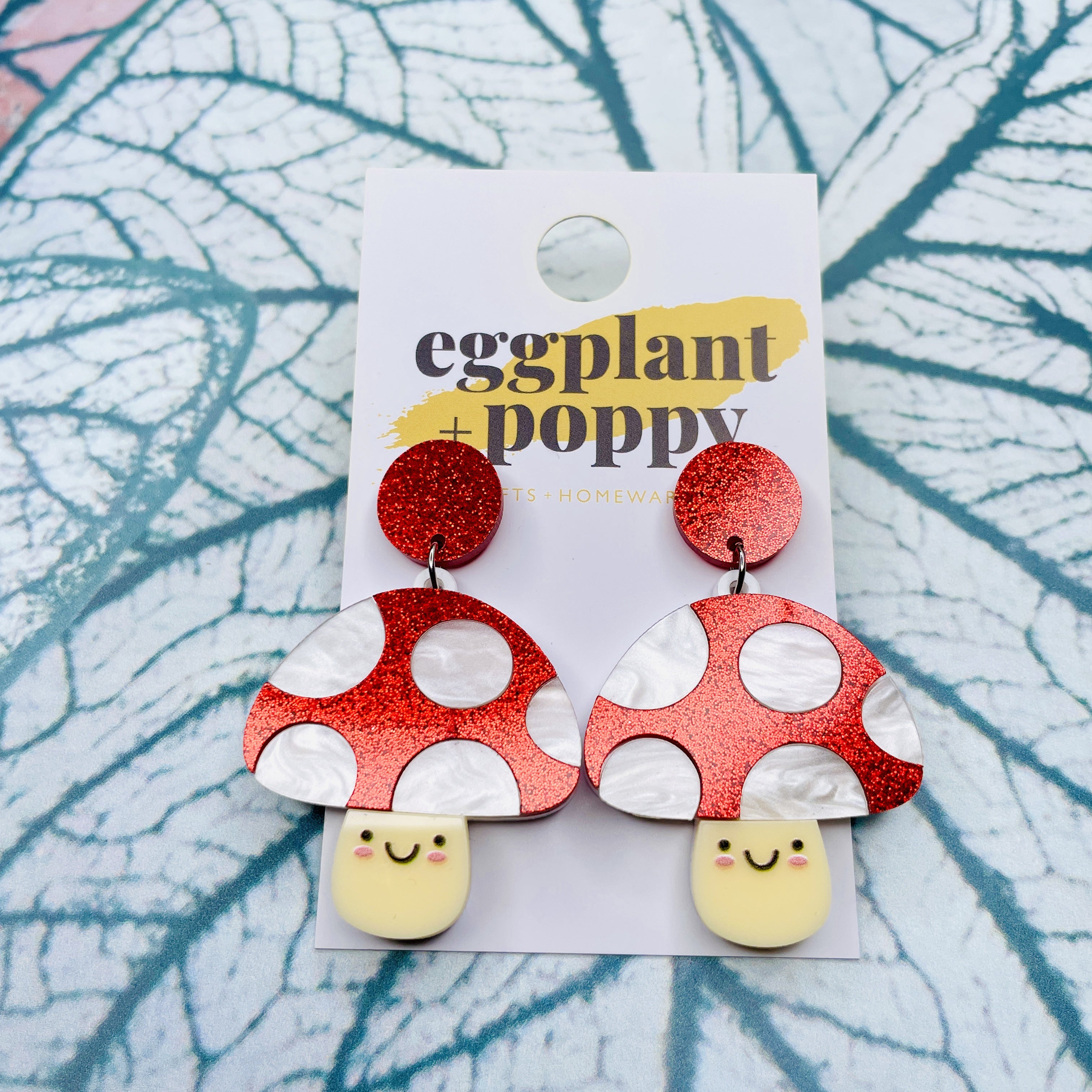 Cute Mushroom Earrings