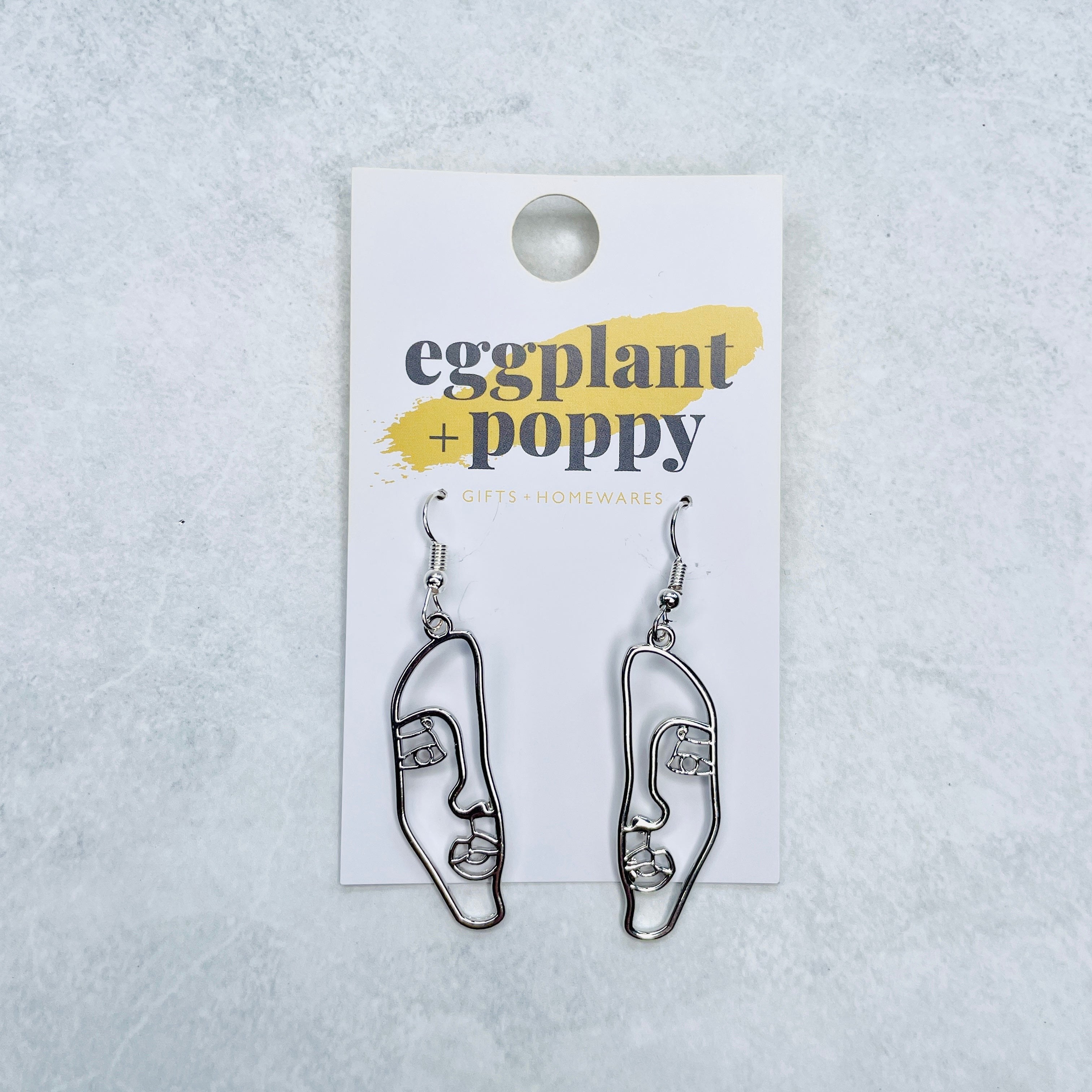 Face Silhouette Earrings