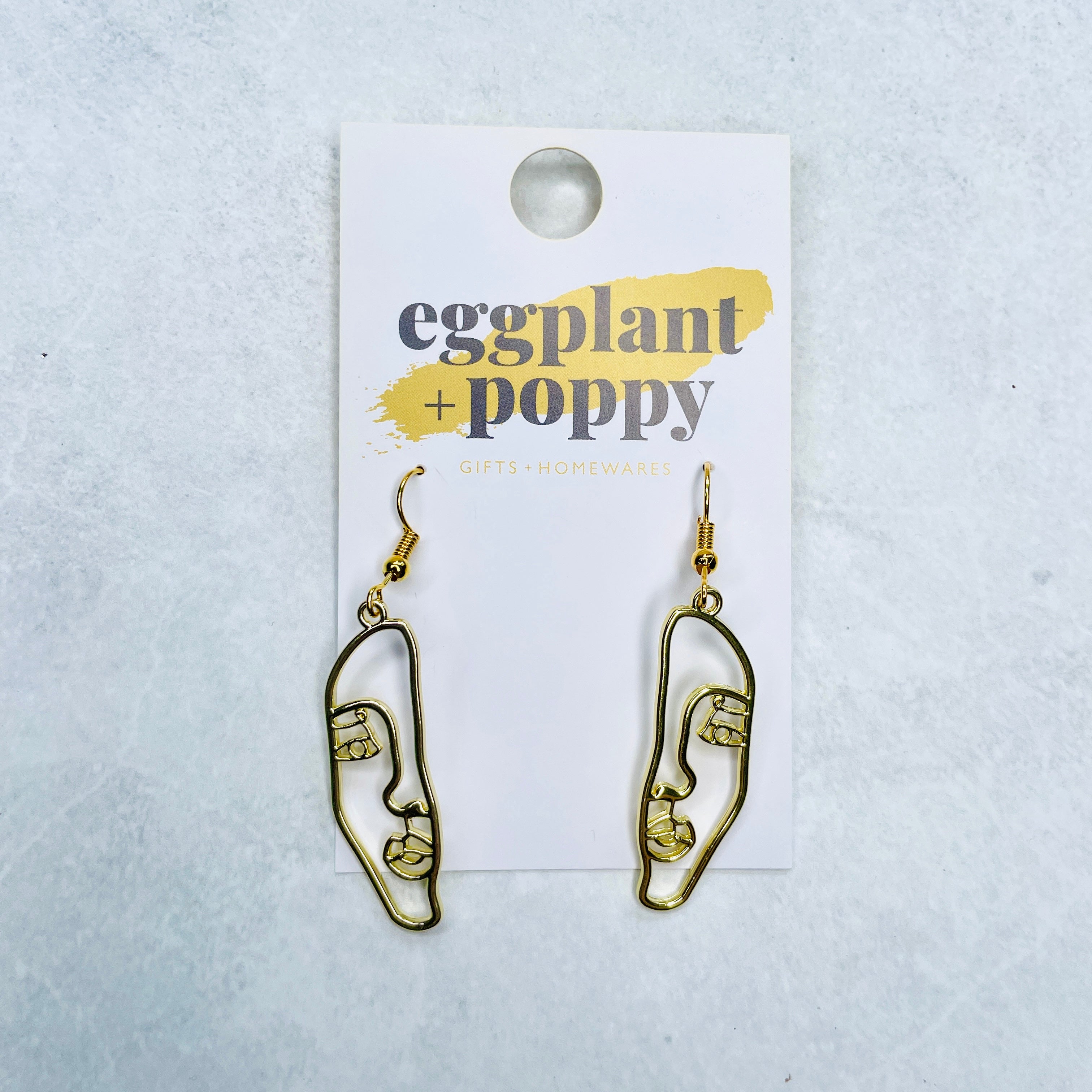 Face Silhouette Earrings