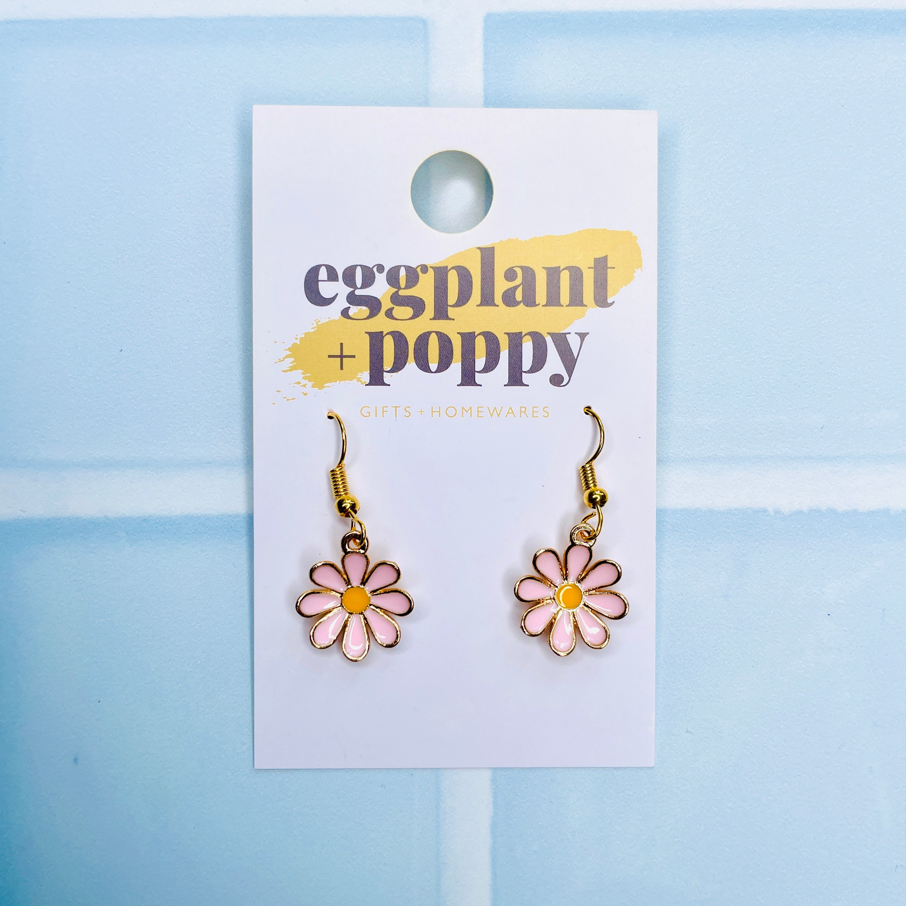 Golden Daisy Earrings