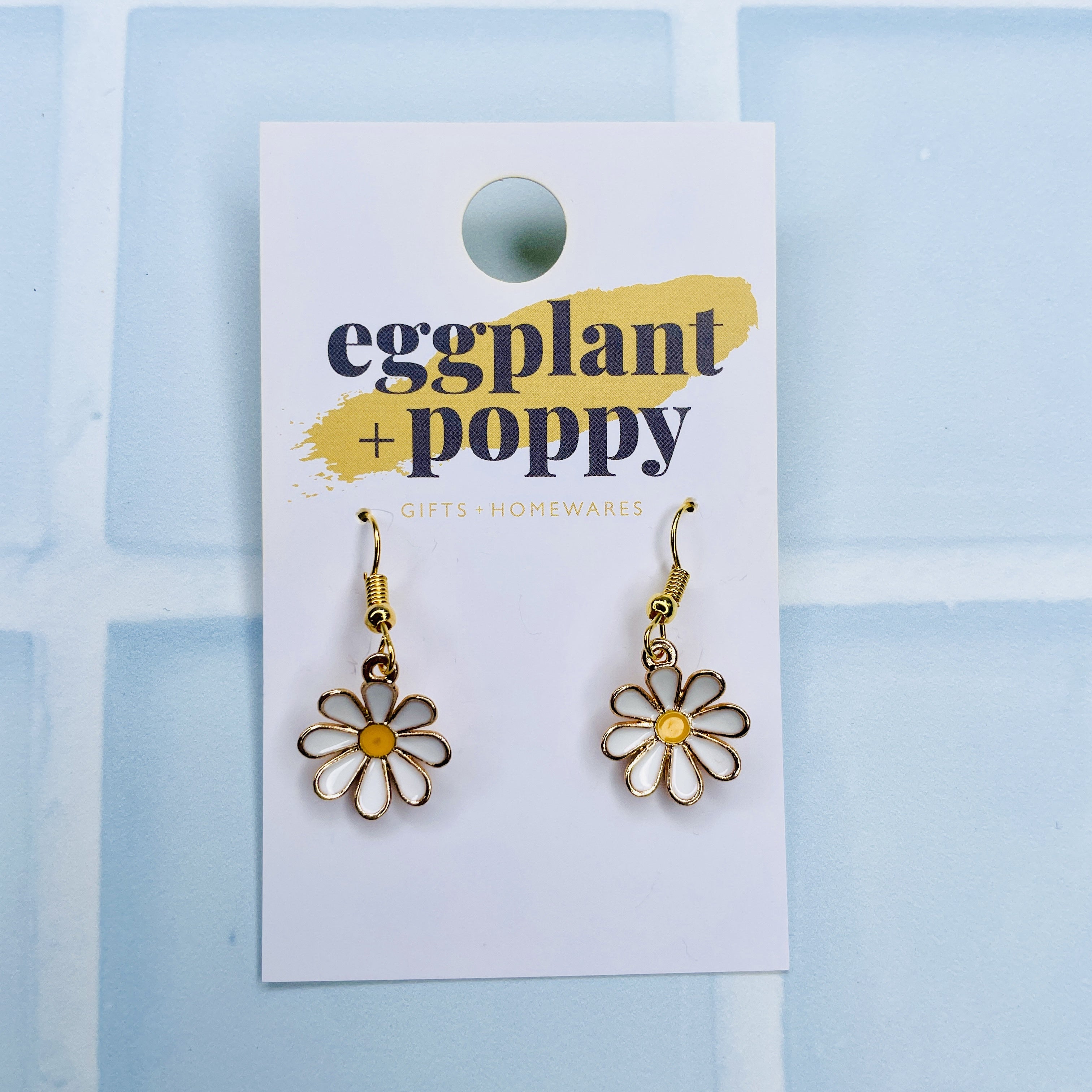 Golden Daisy Earrings