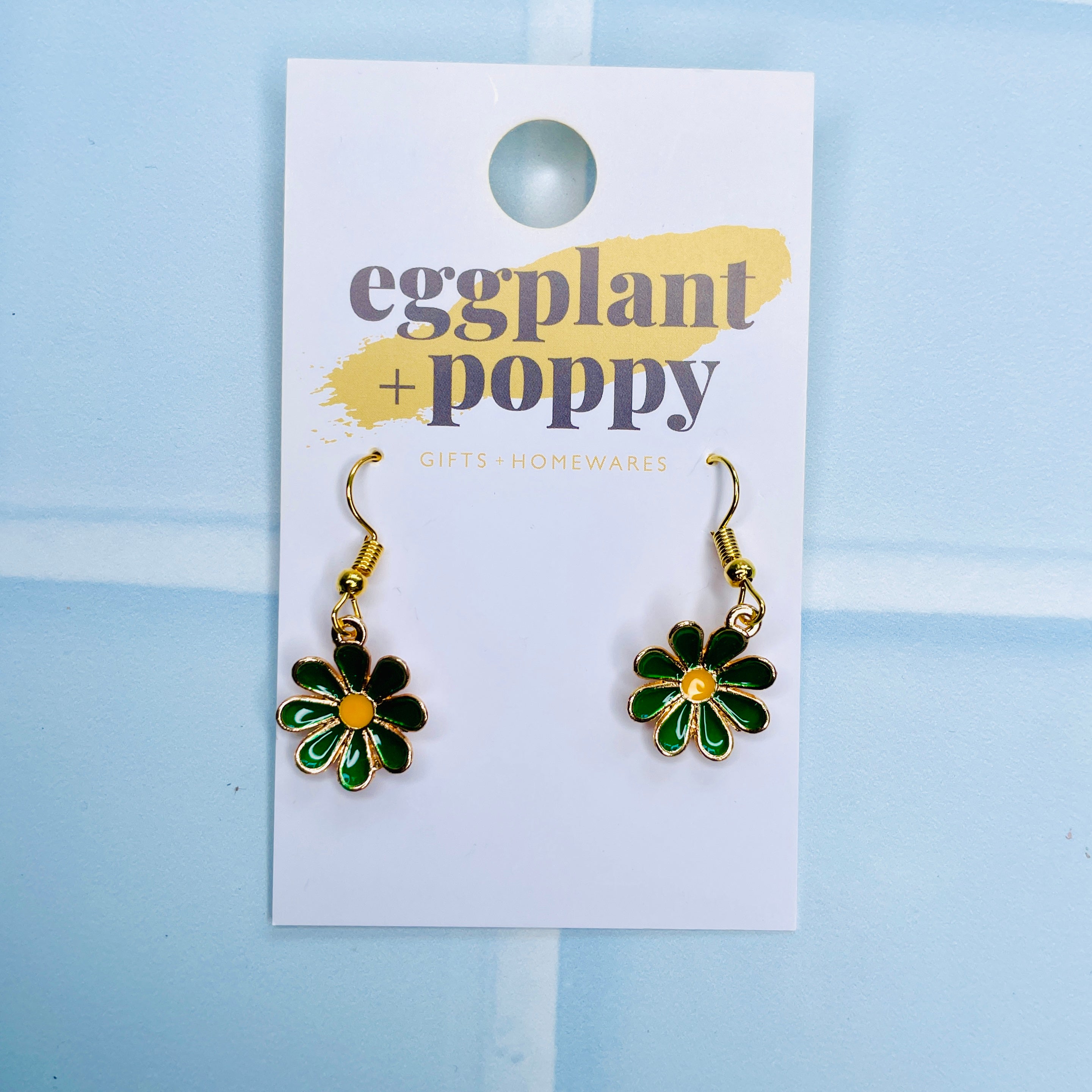 Golden Daisy Earrings