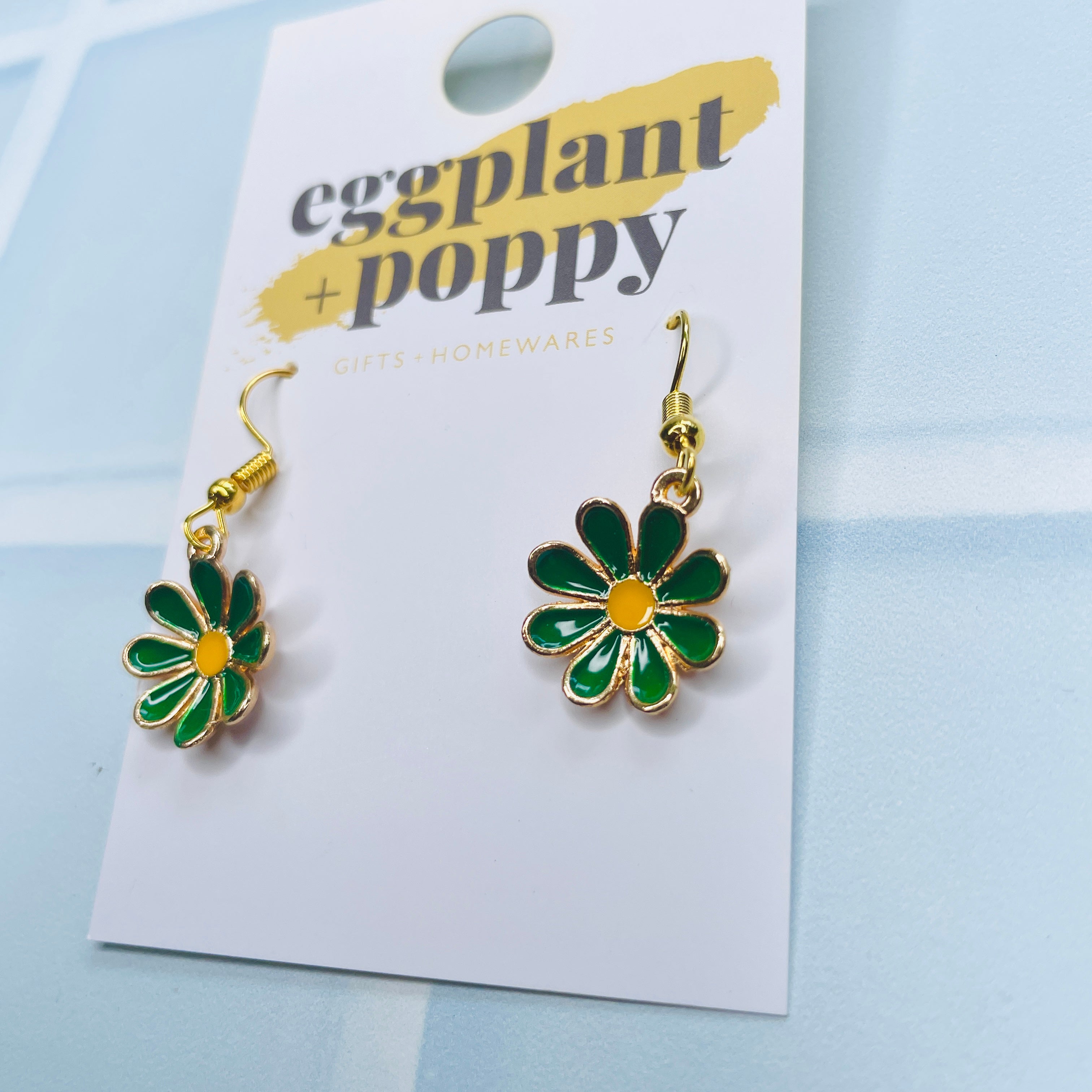 Golden Daisy Earrings