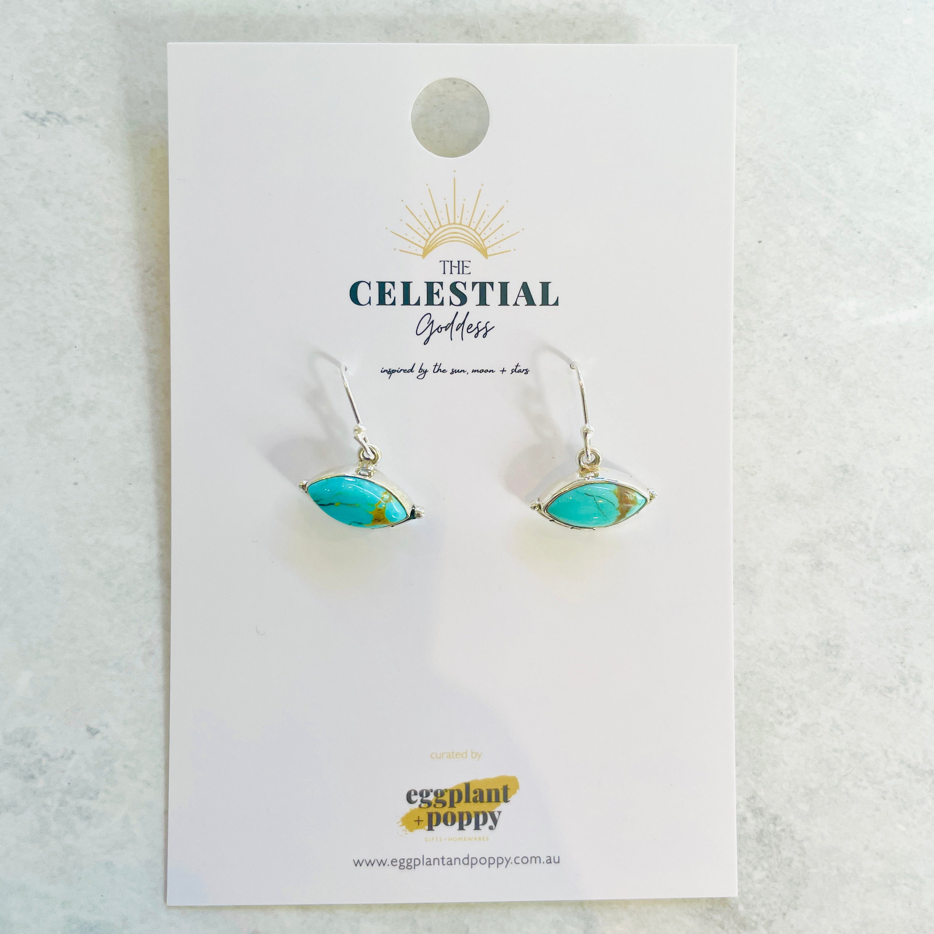 Turquoise & Silver Earrings