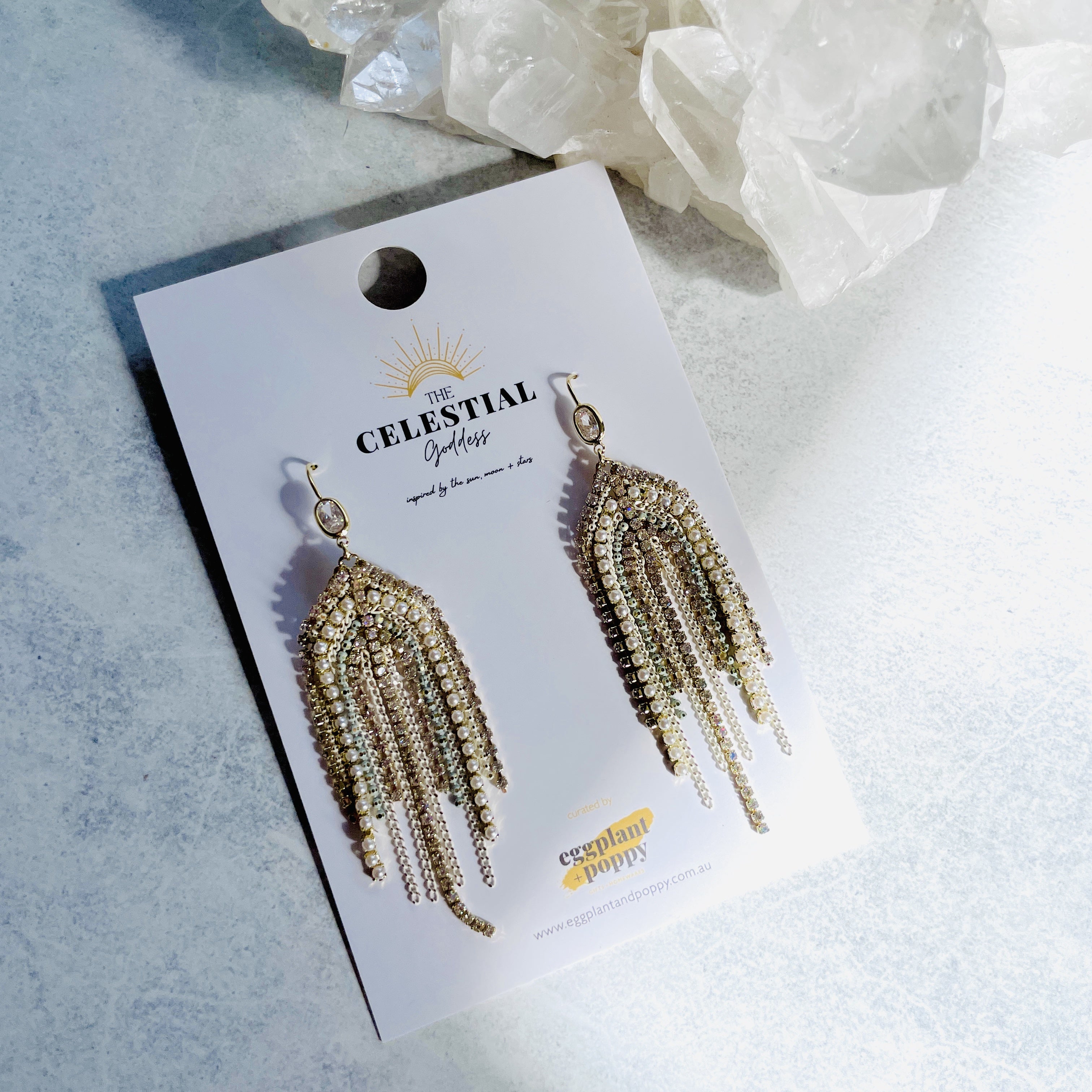 Goddess Pearl Earrings