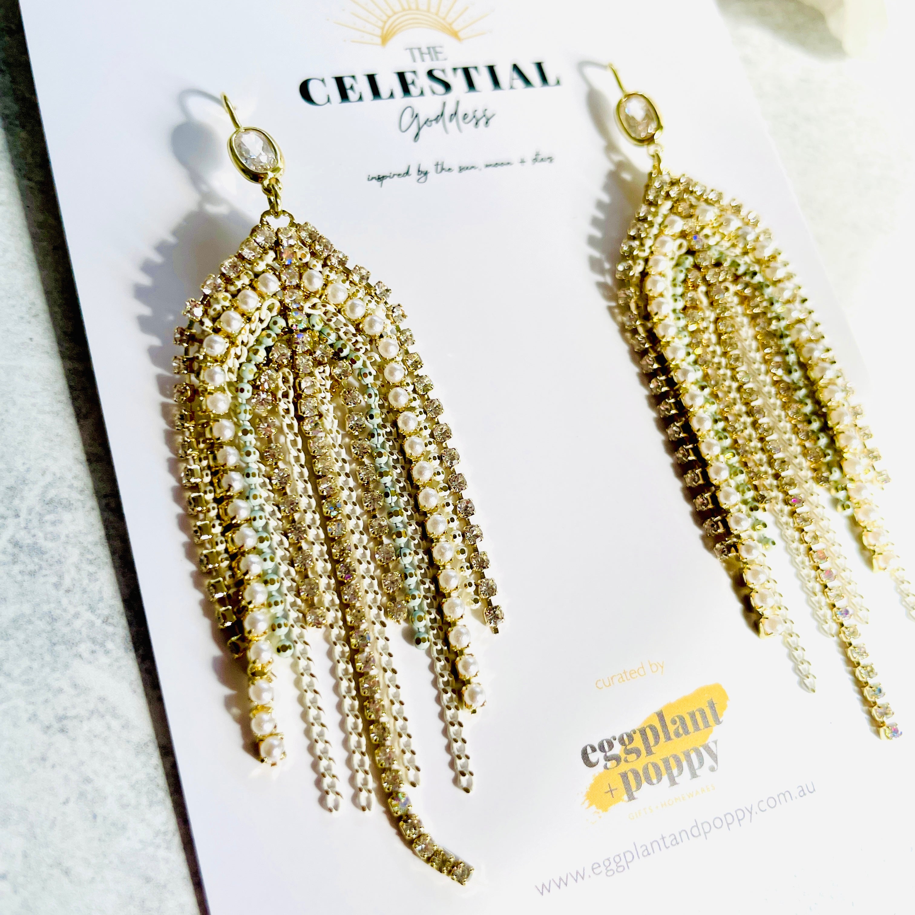 Goddess Pearl Earrings