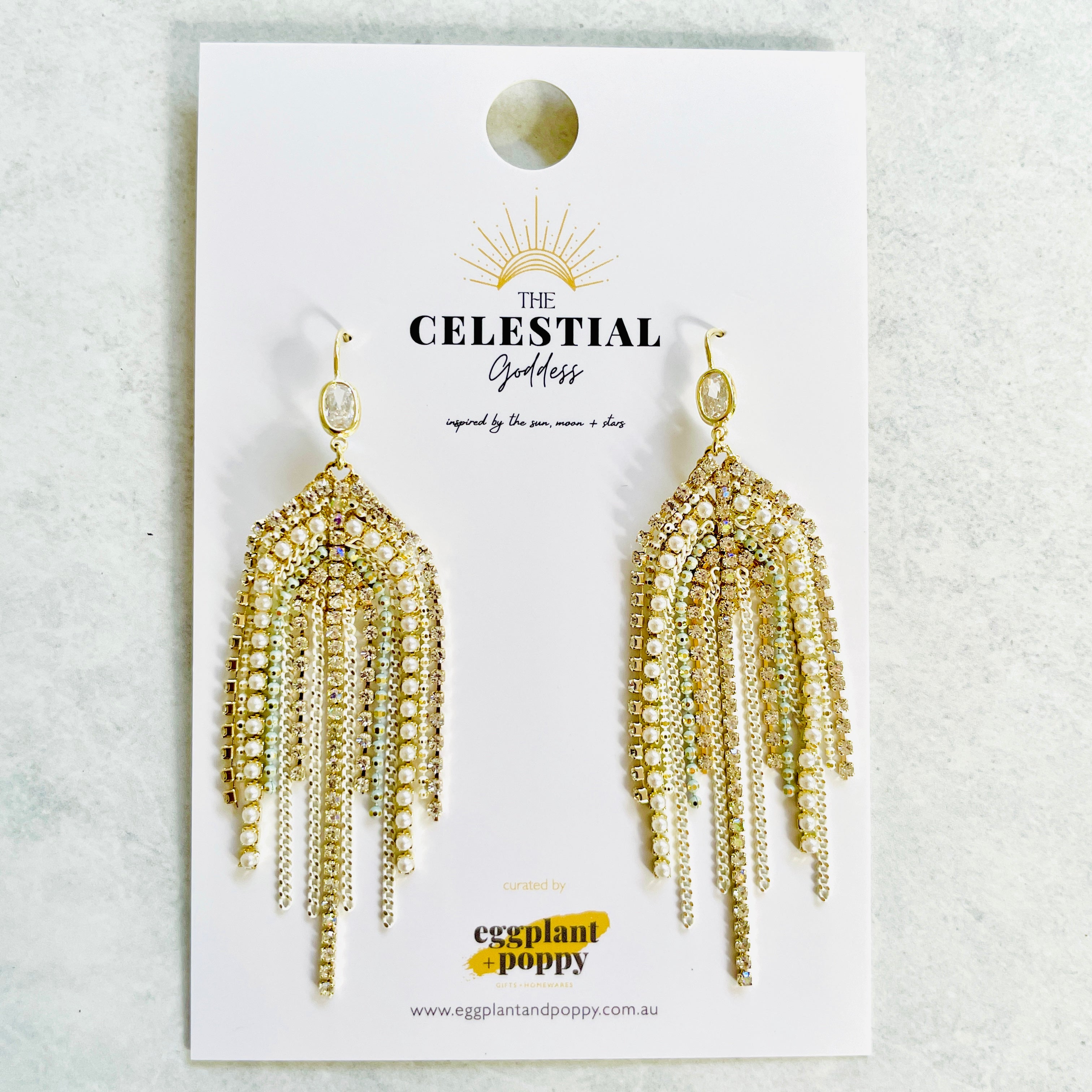 Goddess Pearl Earrings