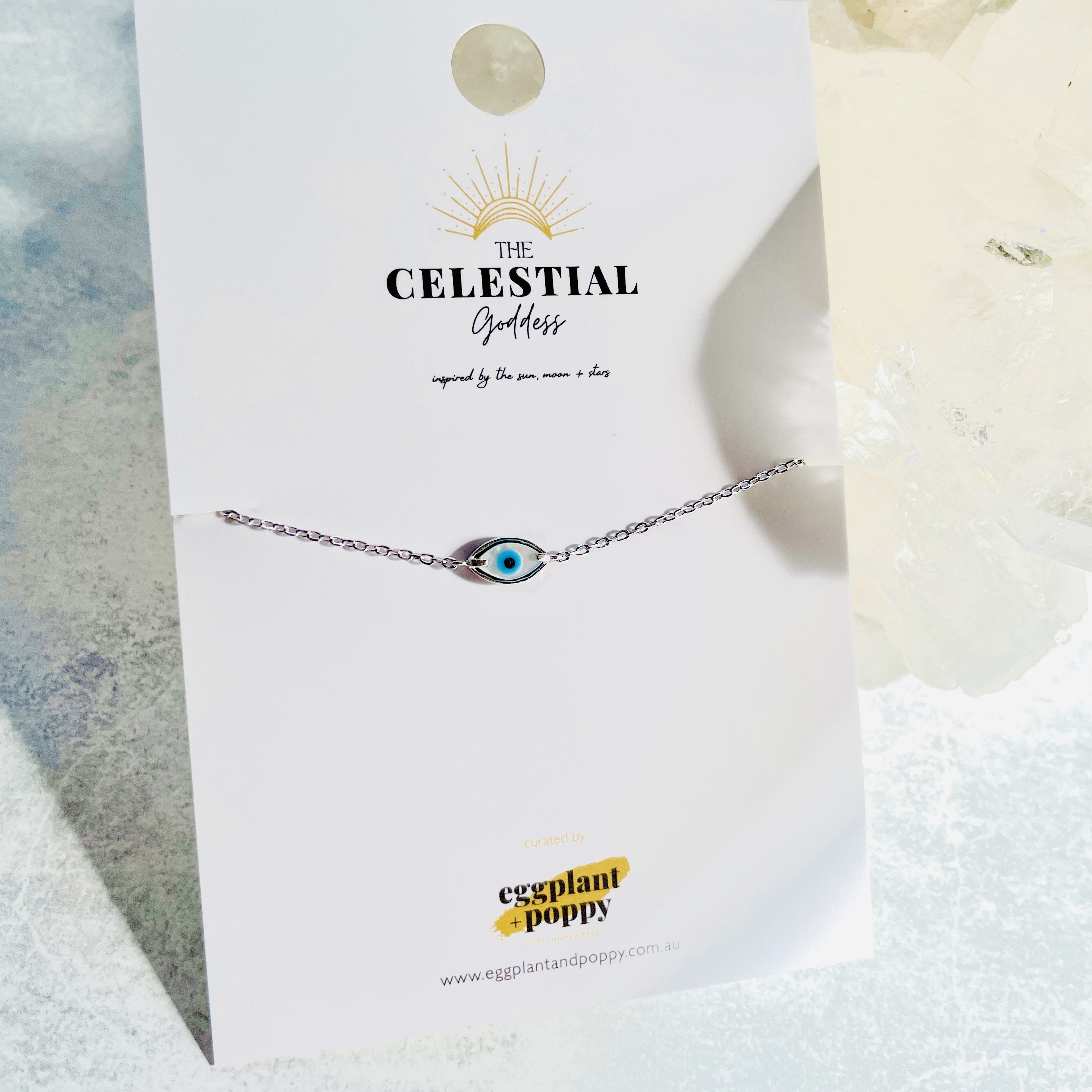 Evil Eye Sterling Silver Bracelet