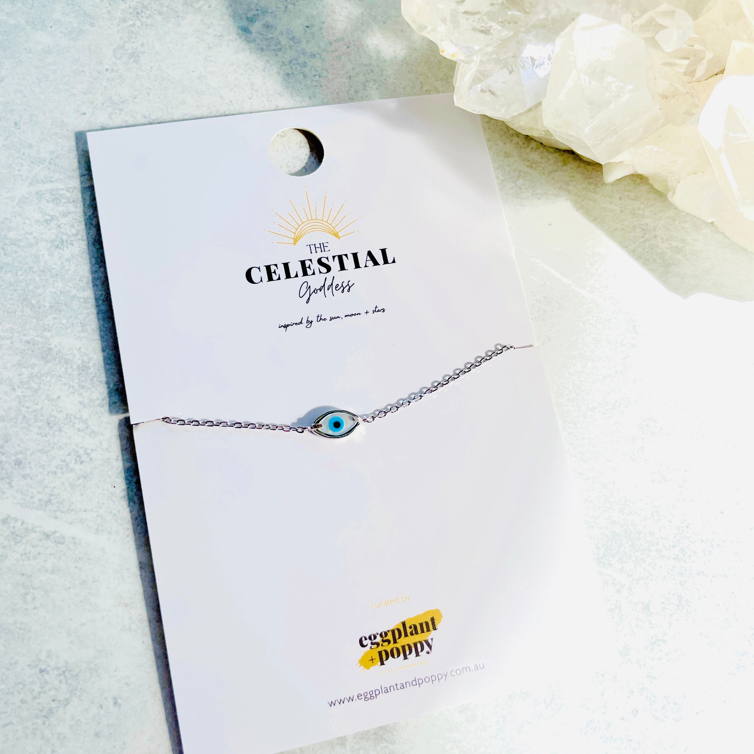 Evil Eye Sterling Silver Bracelet
