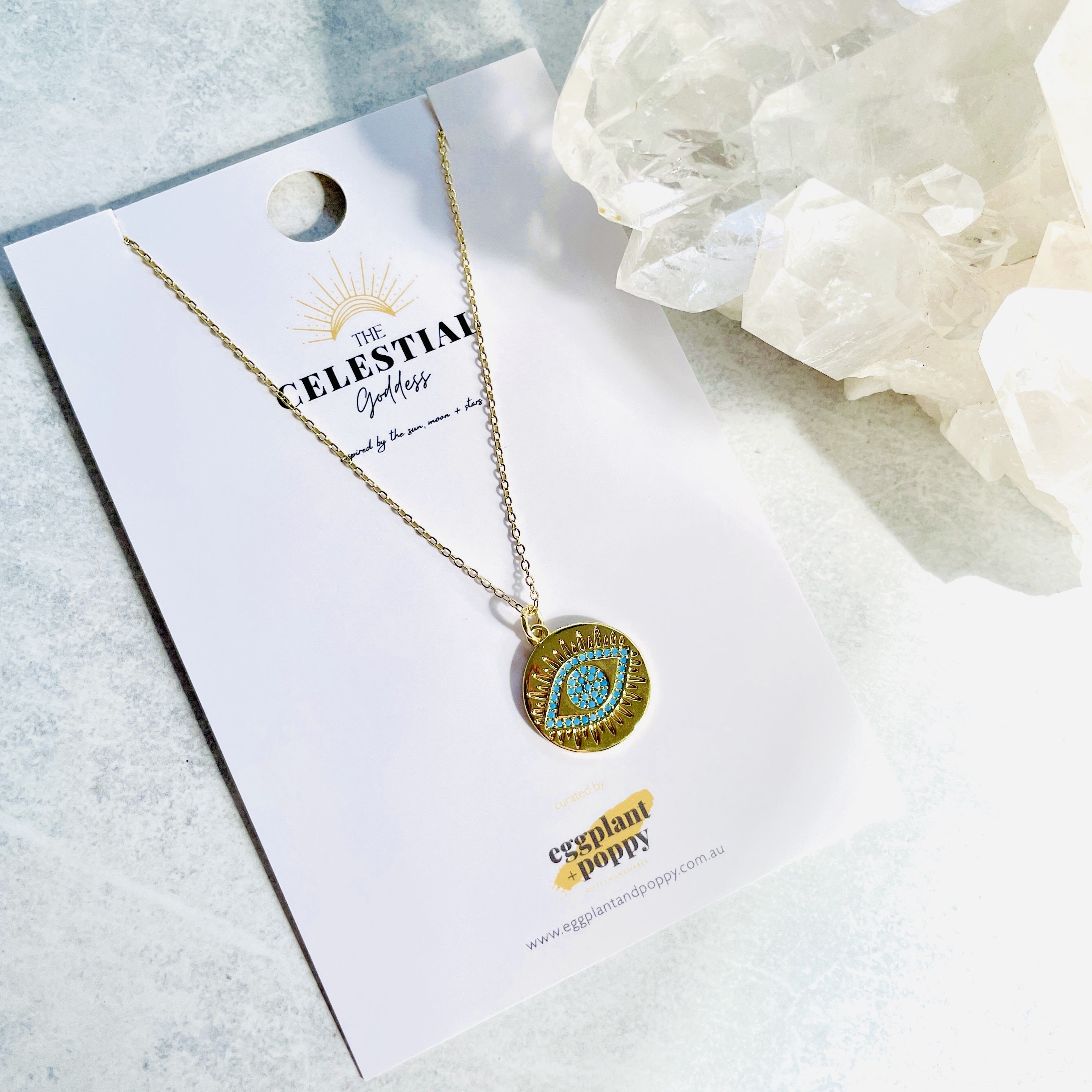 Eye Pavè Necklace