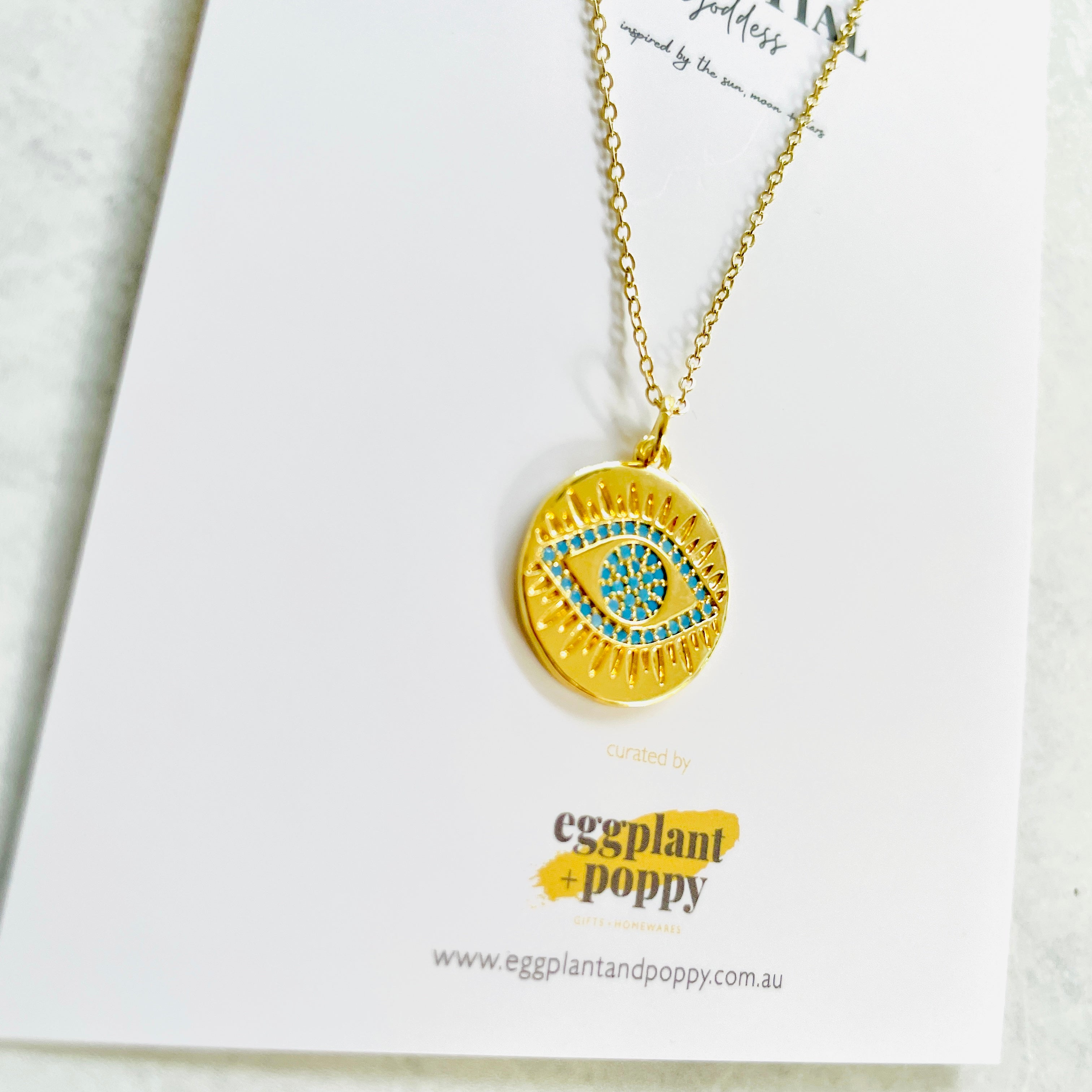 Eye Pavè Necklace