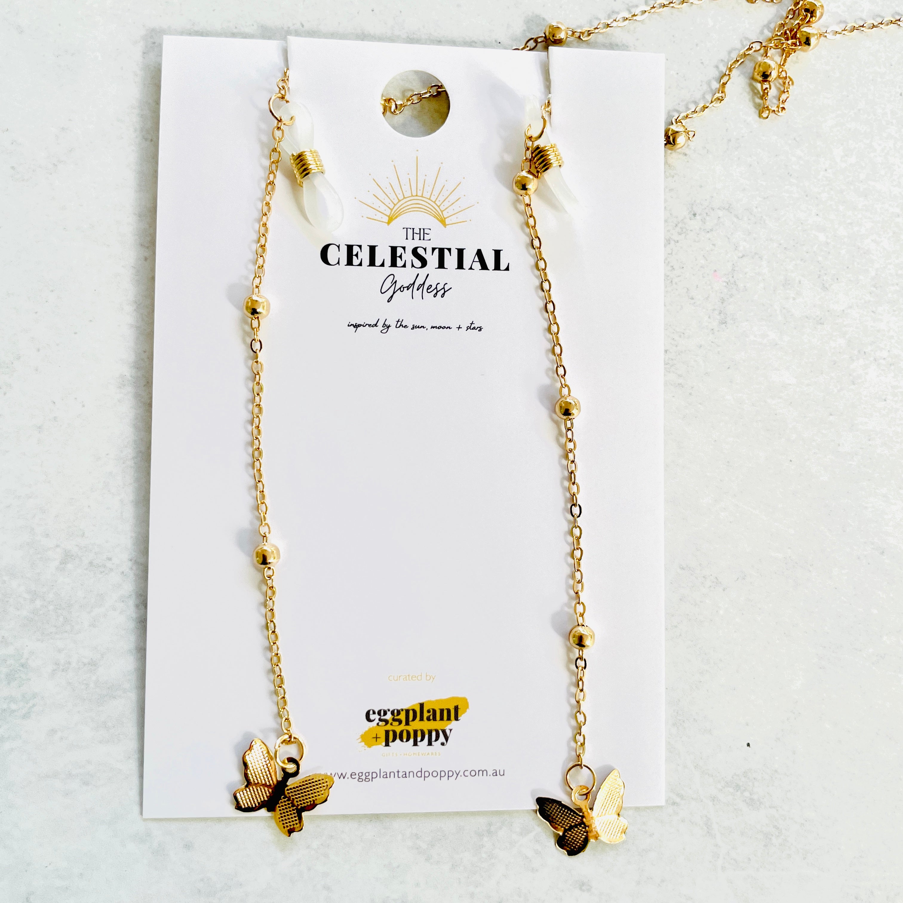 Glasses Chain - Butterfly