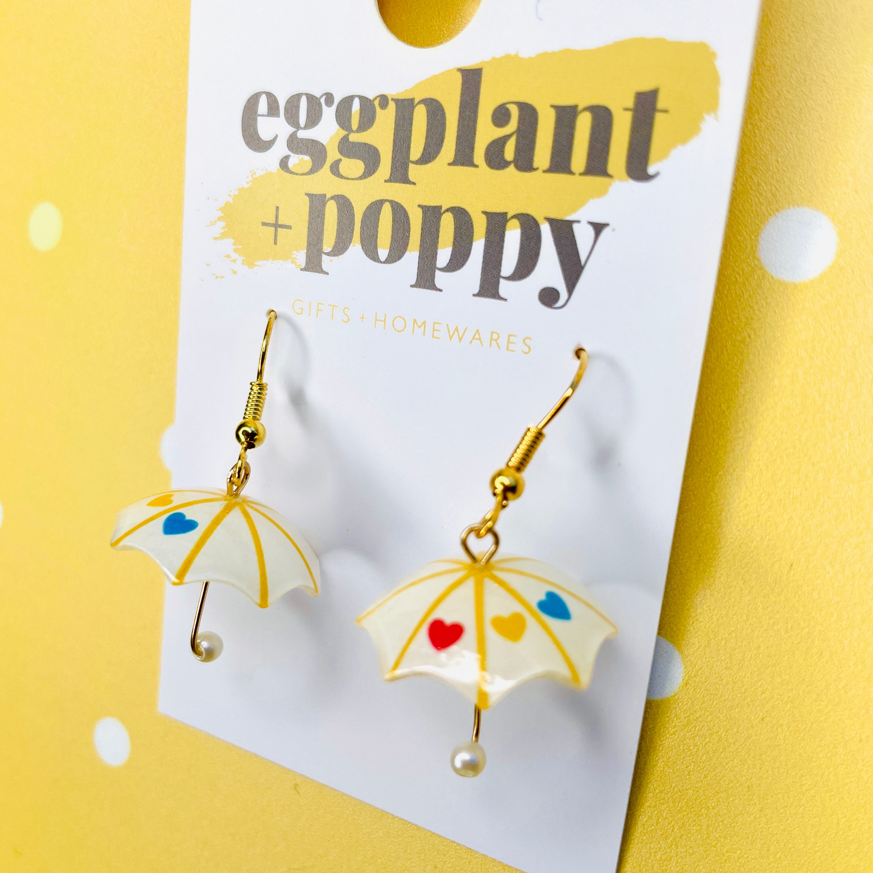 Mini Umbrella Earrings