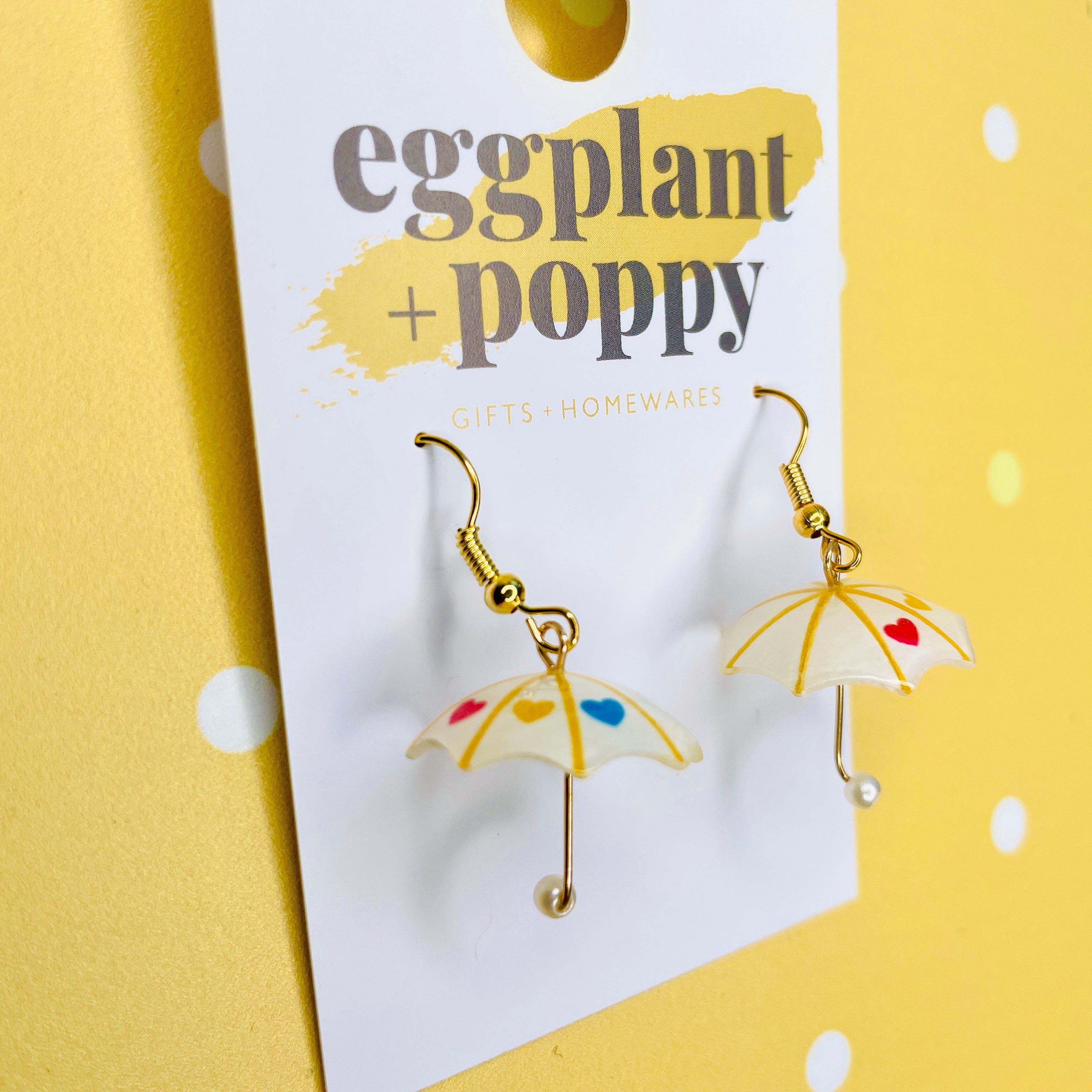 Mini Umbrella Earrings