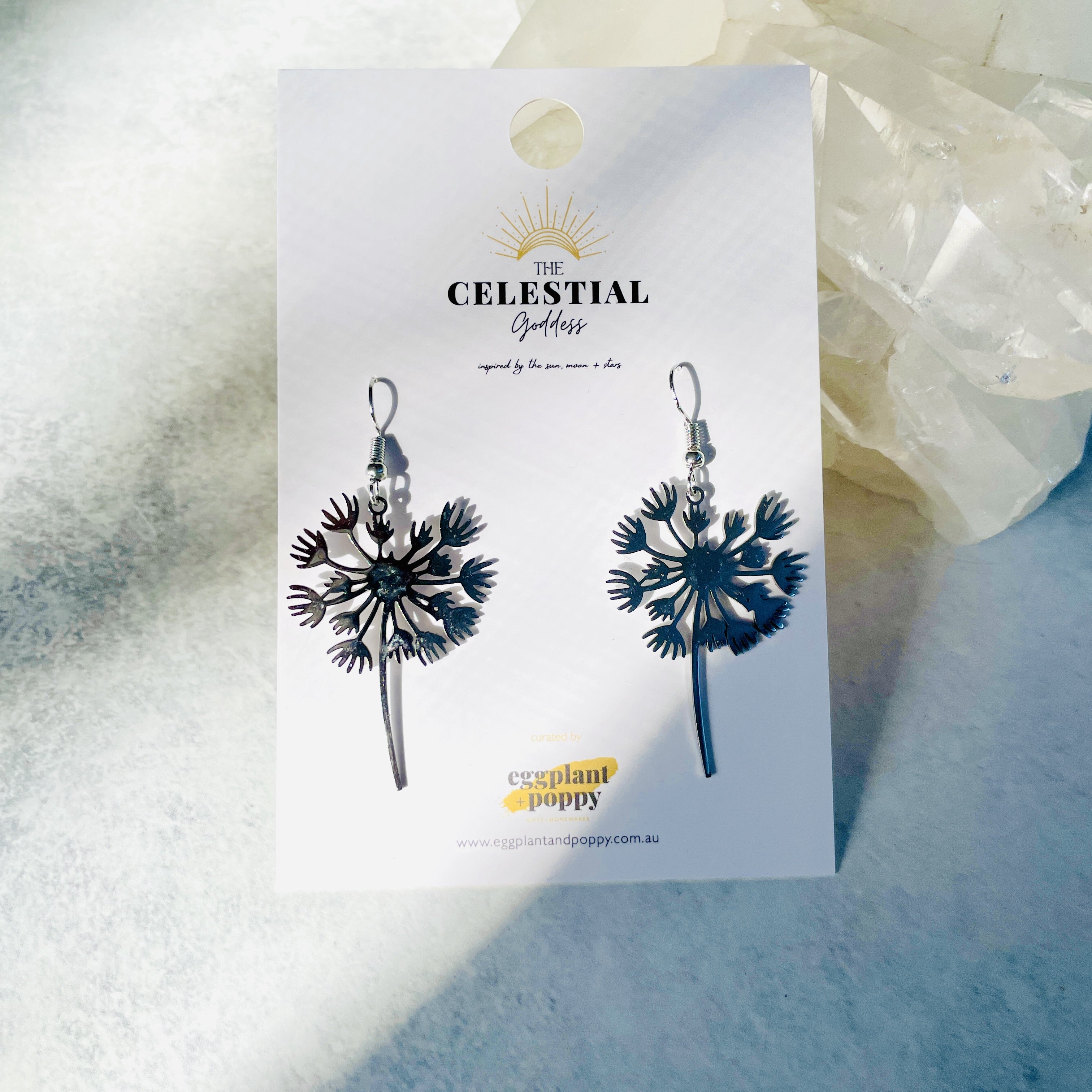 Make A Wish Dandelion Earrings