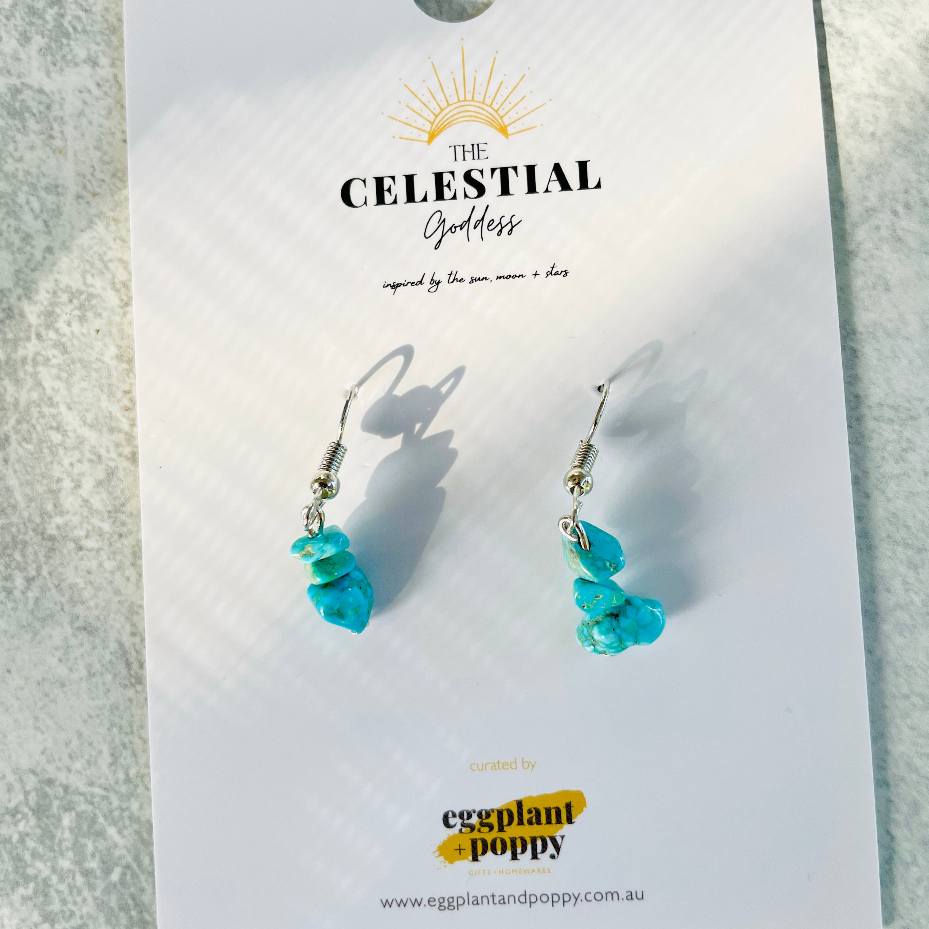 Crystal Chip Earrings