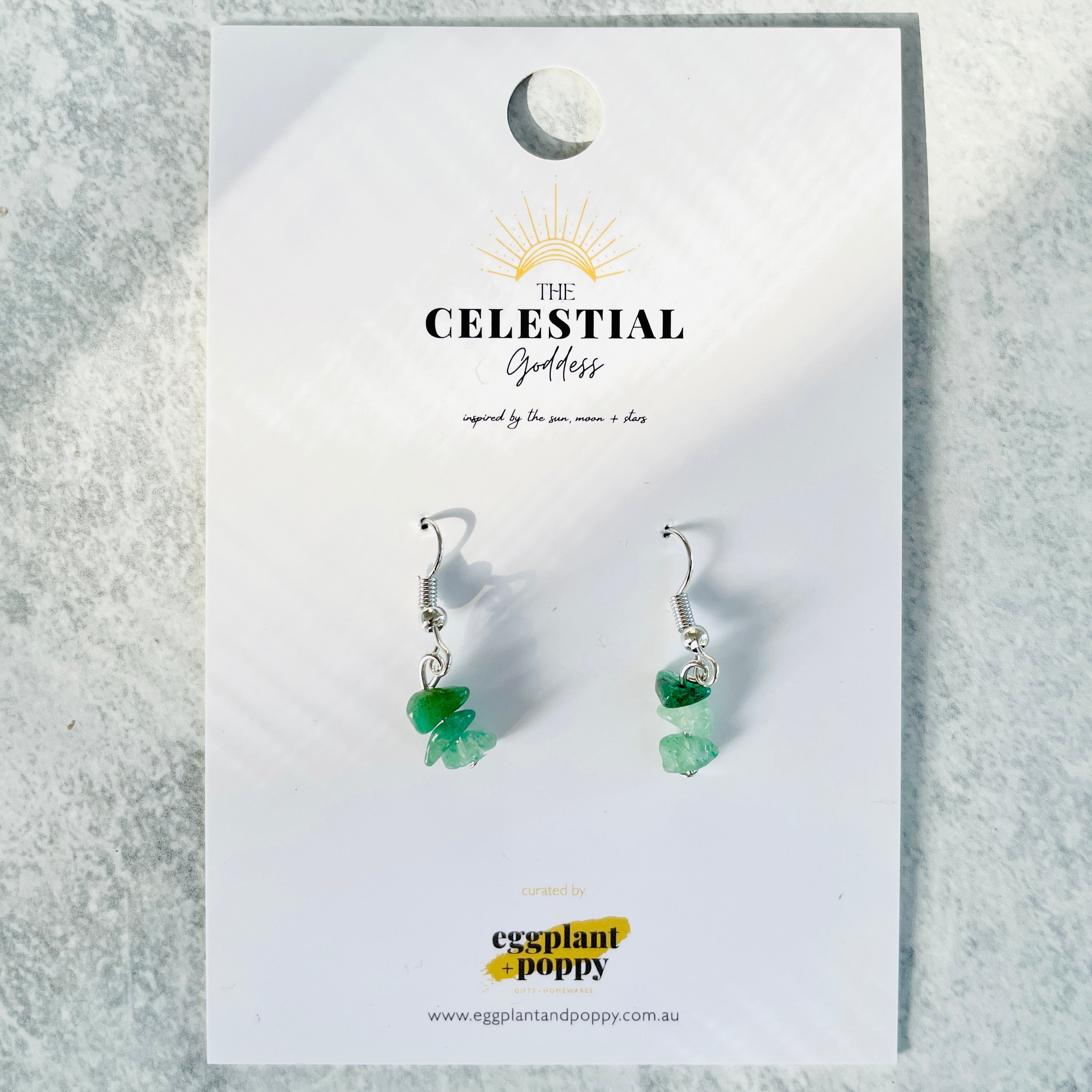 Crystal Chip Earrings