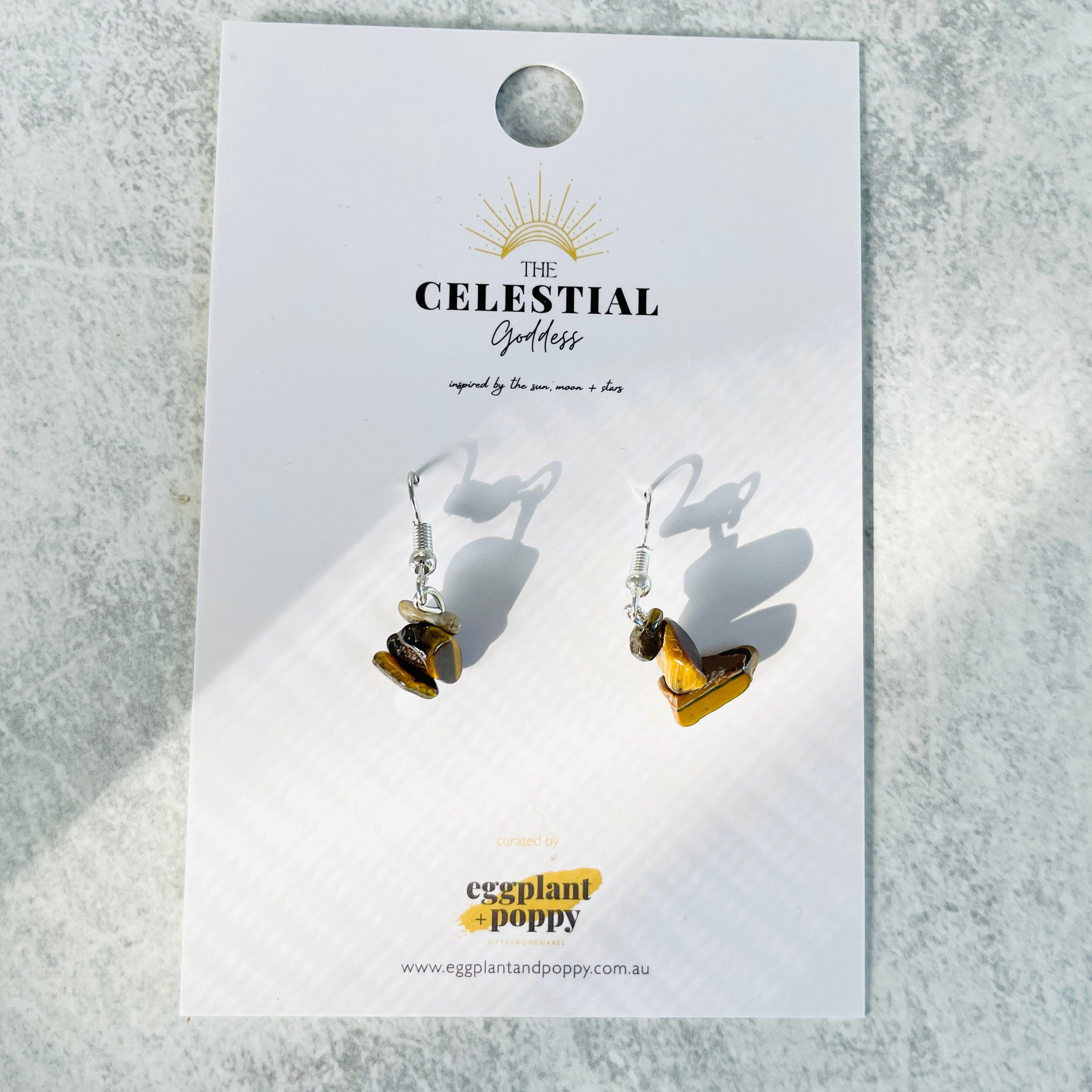 Crystal Chip Earrings