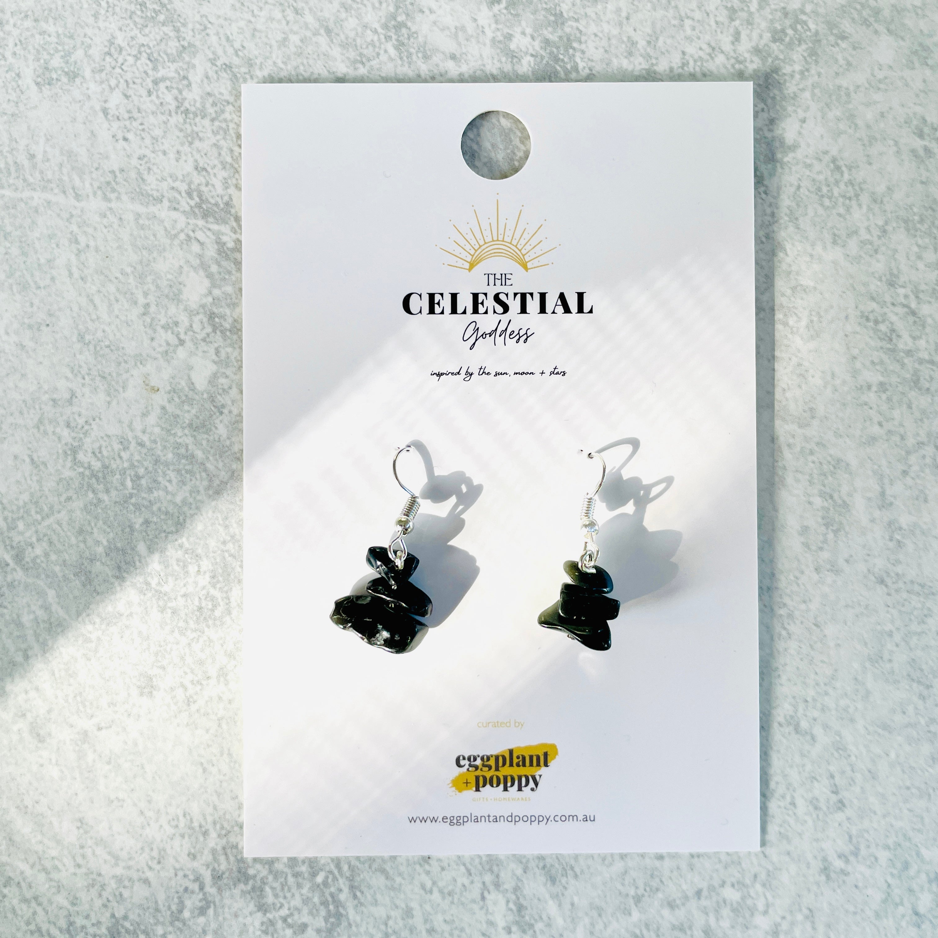 Crystal Chip Earrings