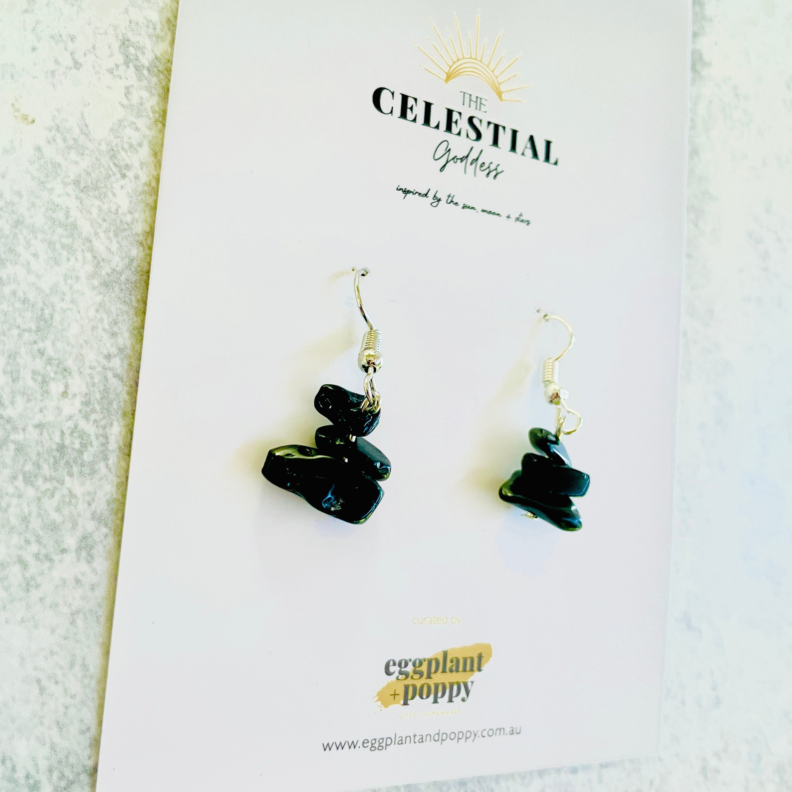 Crystal Chip Earrings