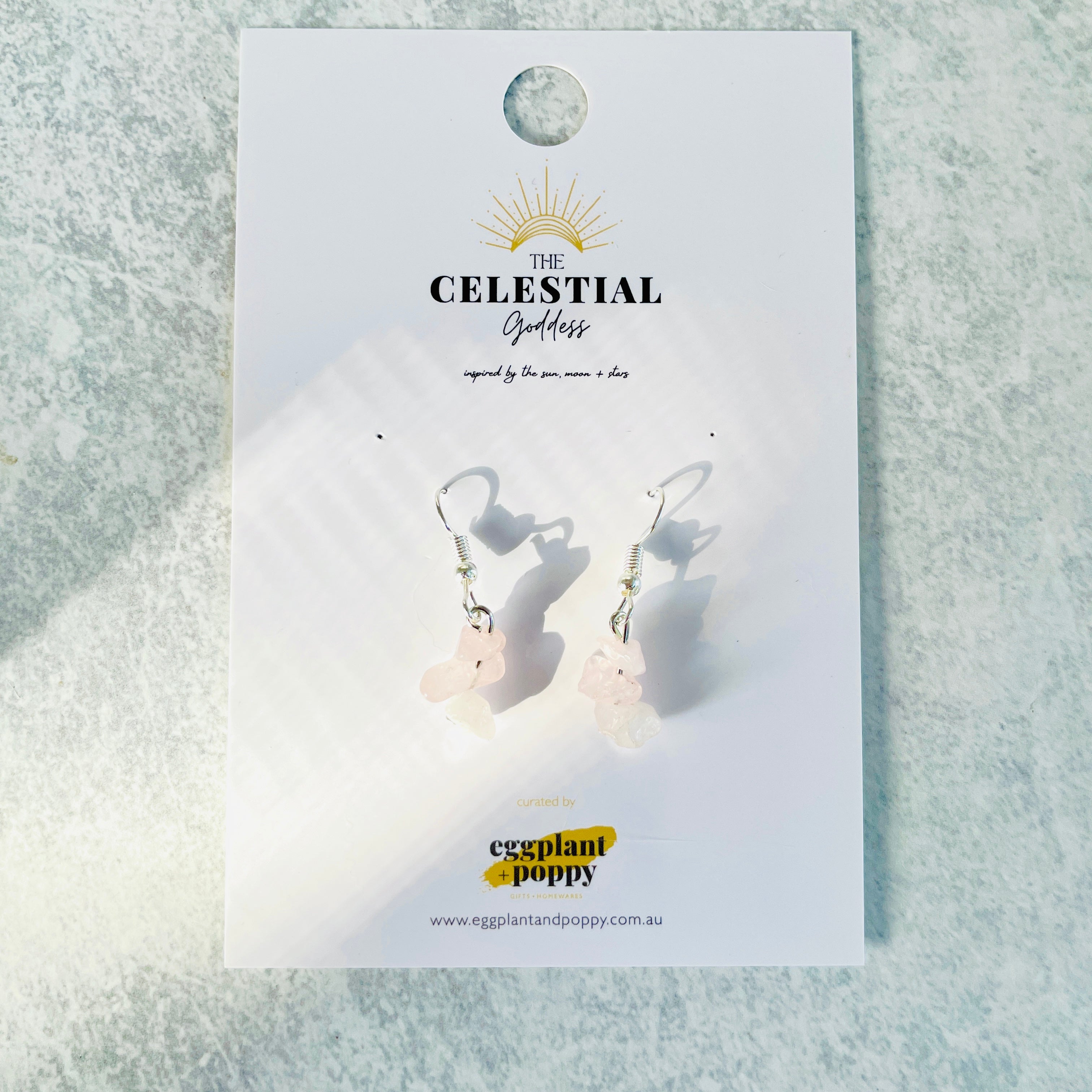 Crystal Chip Earrings