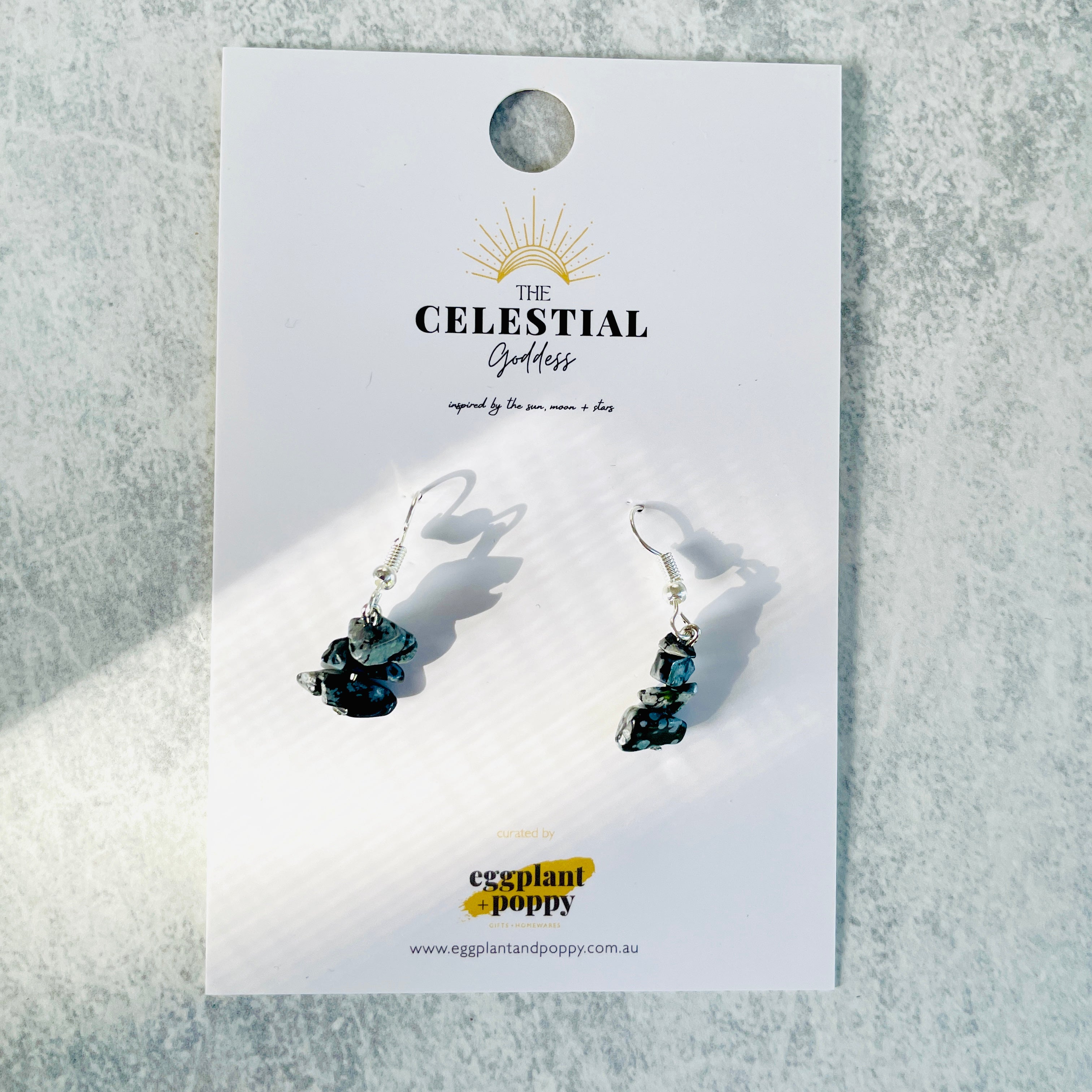 Crystal Chip Earrings