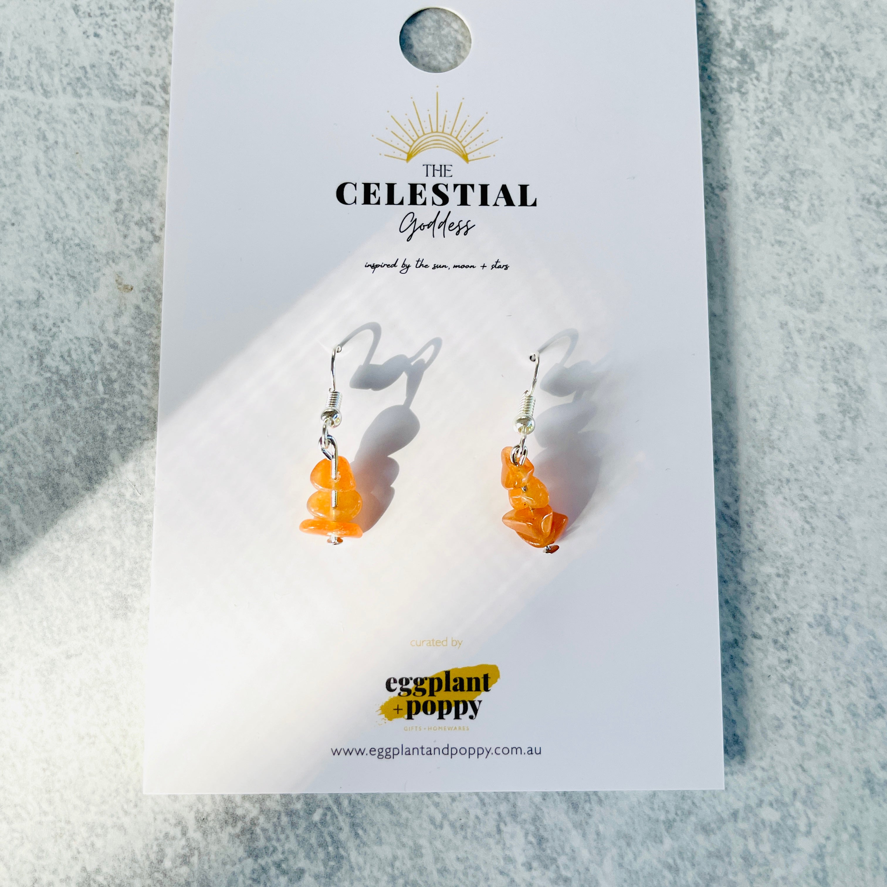 Crystal Chip Earrings