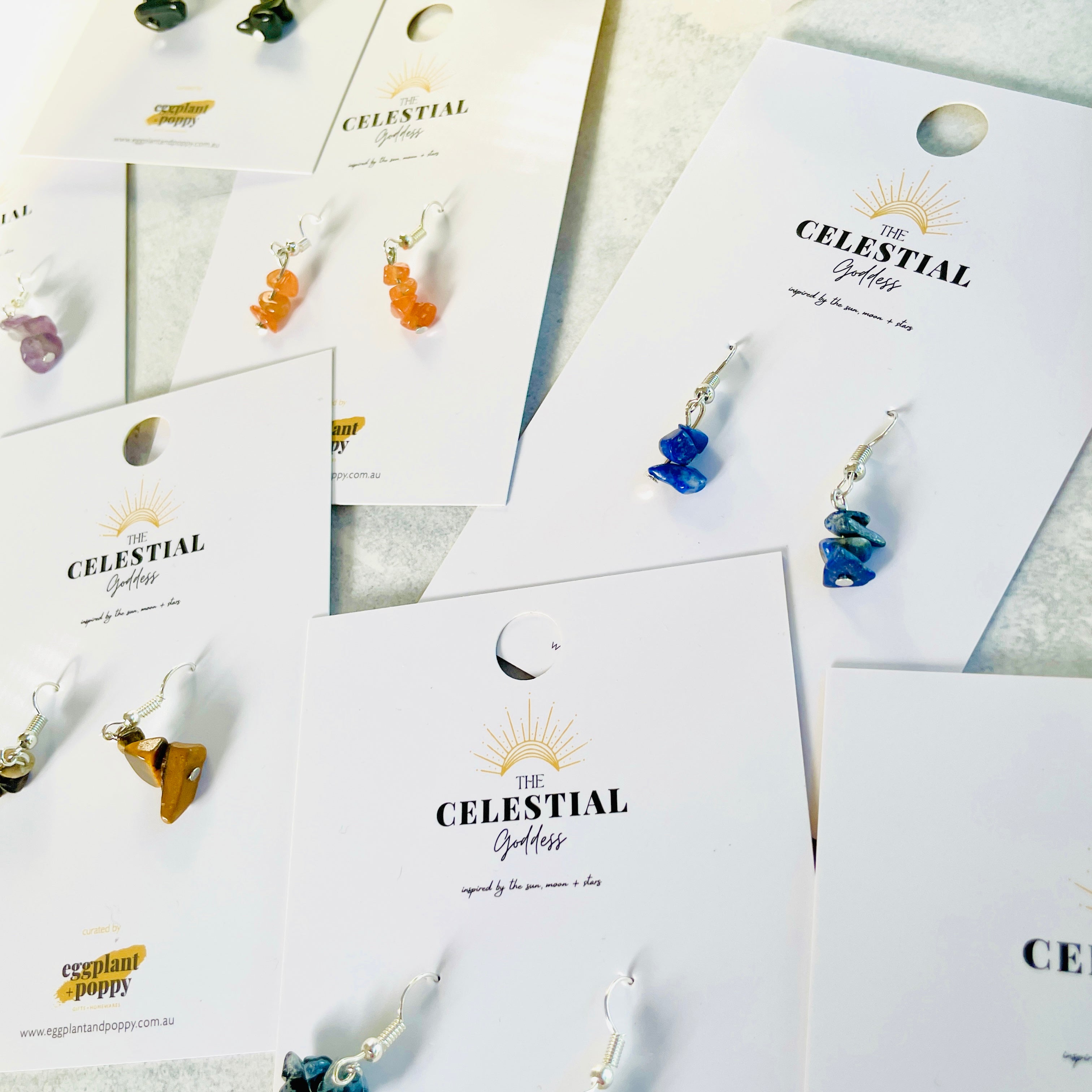 Crystal Chip Earrings