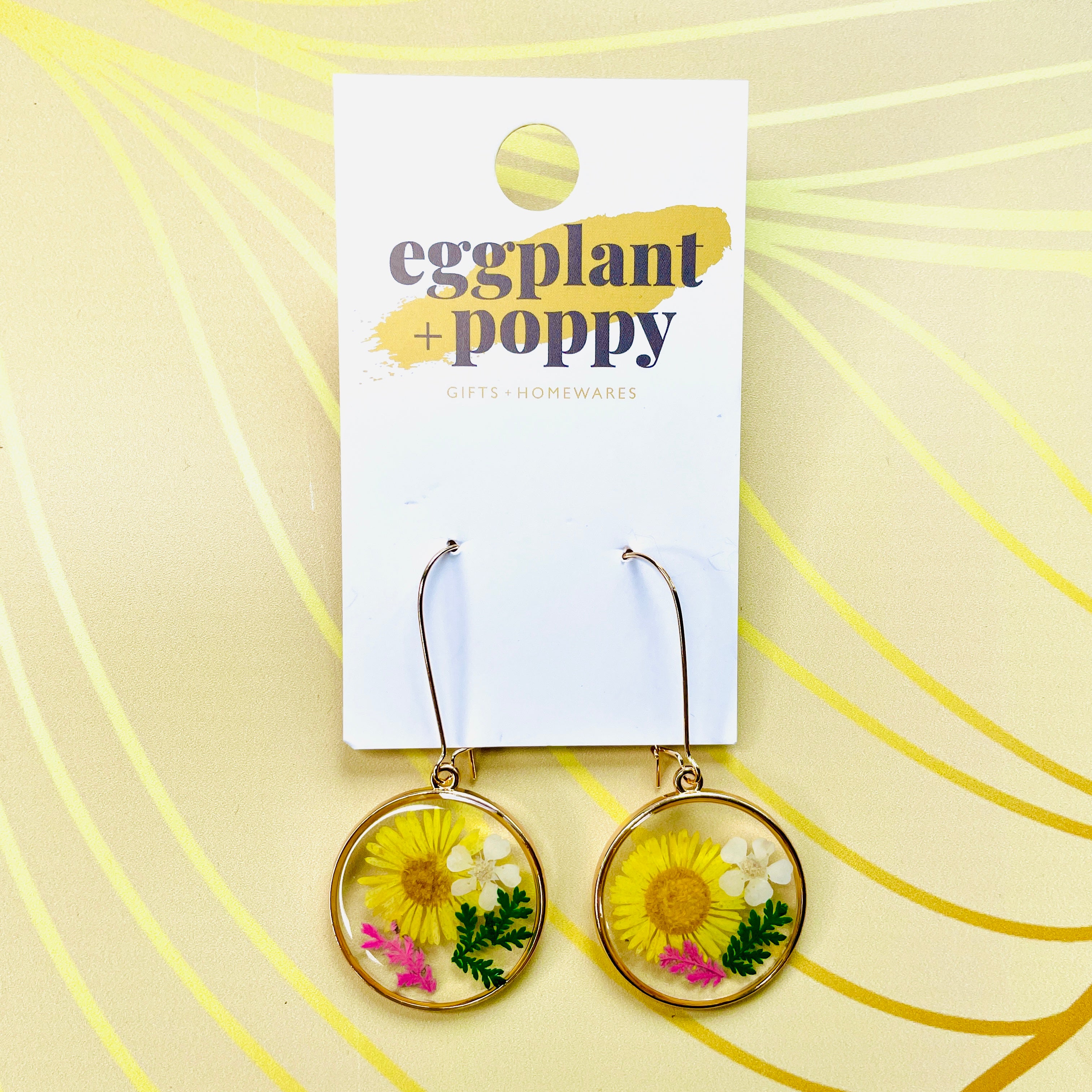 Flower Fields - Paper Daisy Earrings