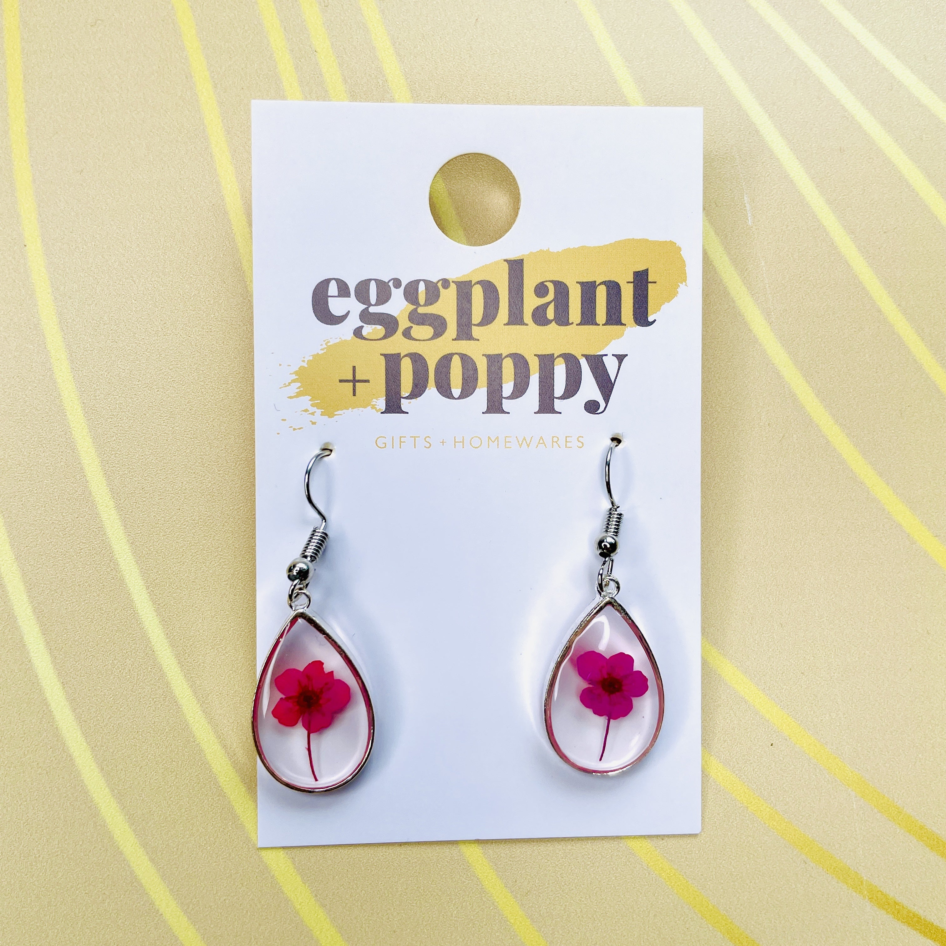 Flower Fields - Dainty Drop Earrings