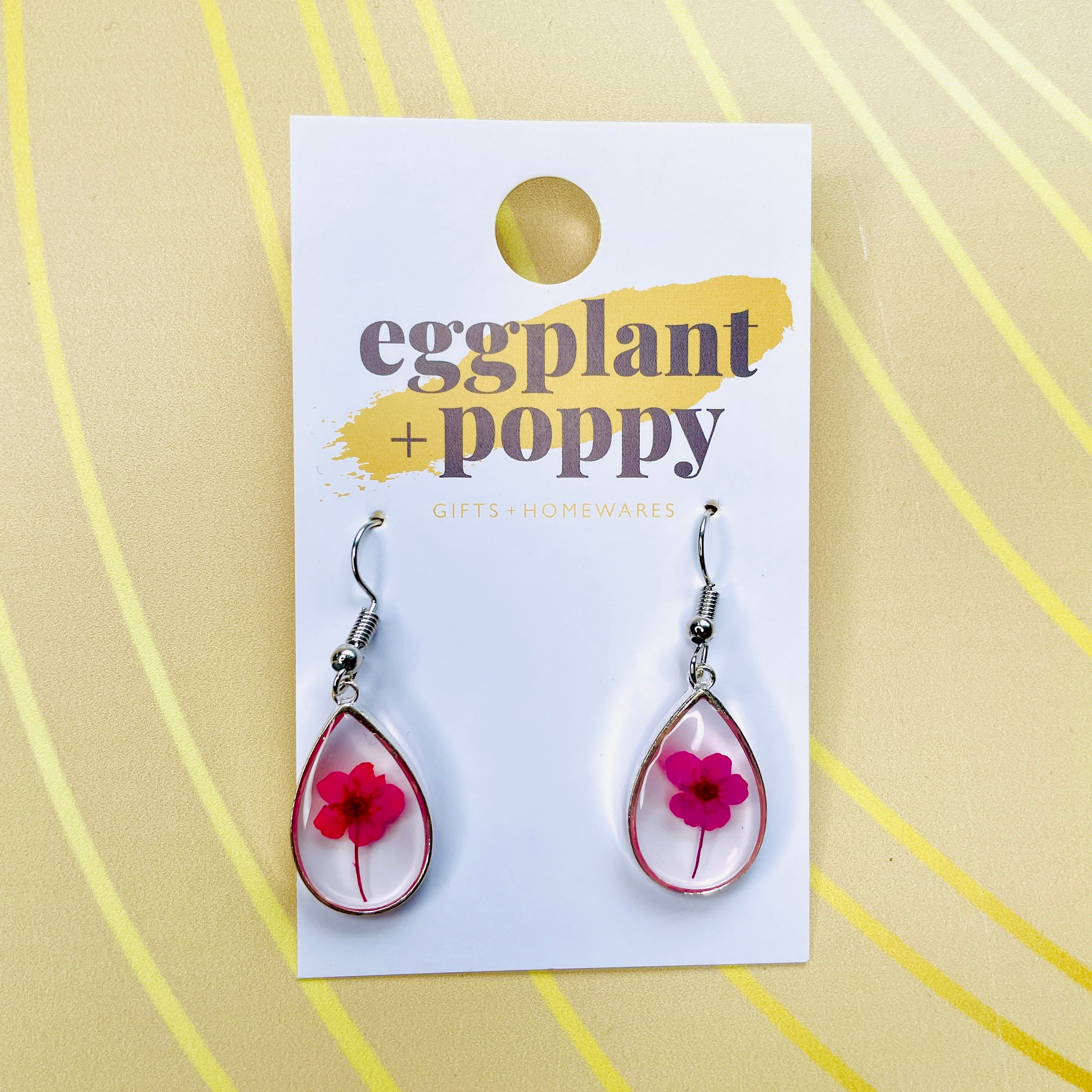 Flower Fields - Dainty Drop Earrings