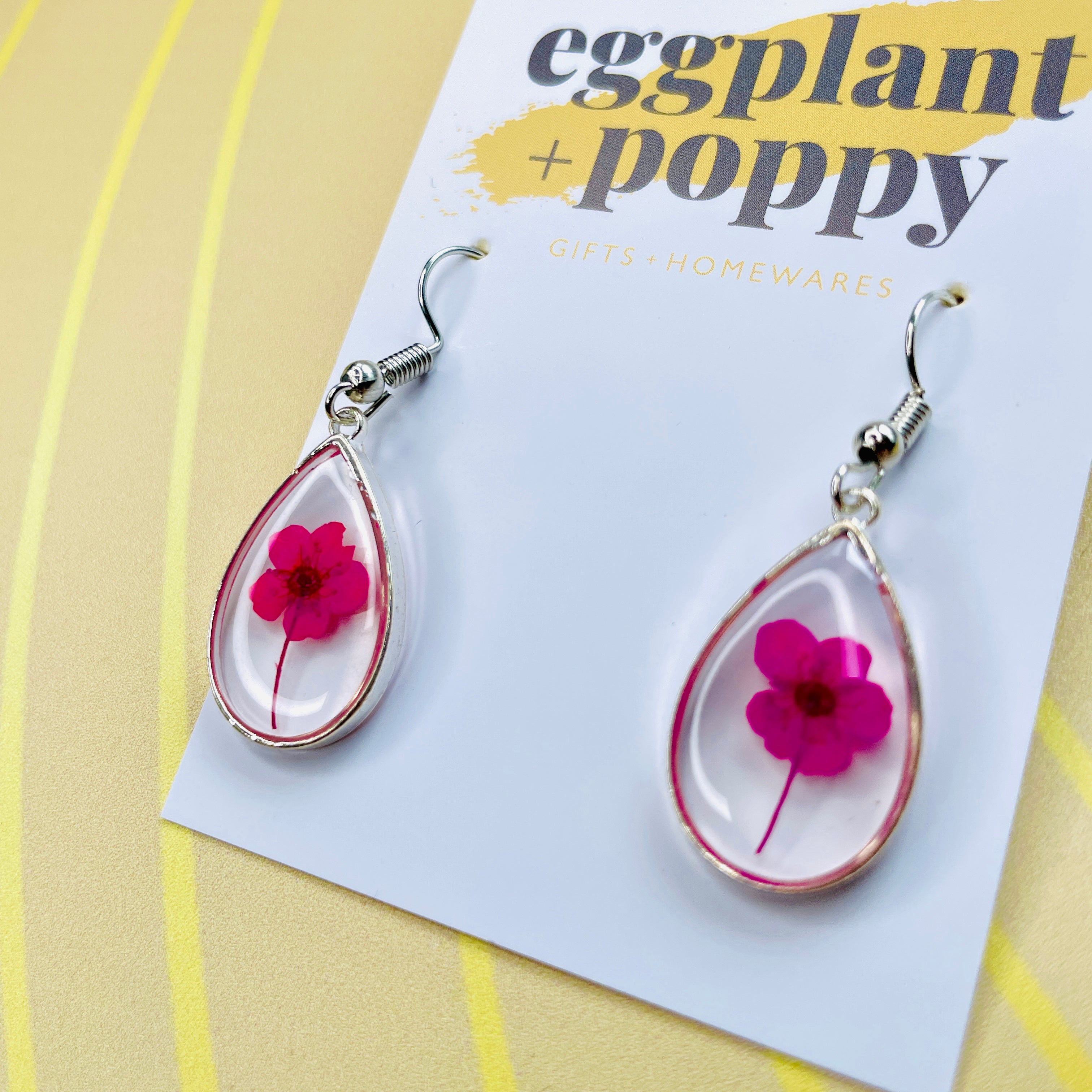 Flower Fields - Dainty Drop Earrings