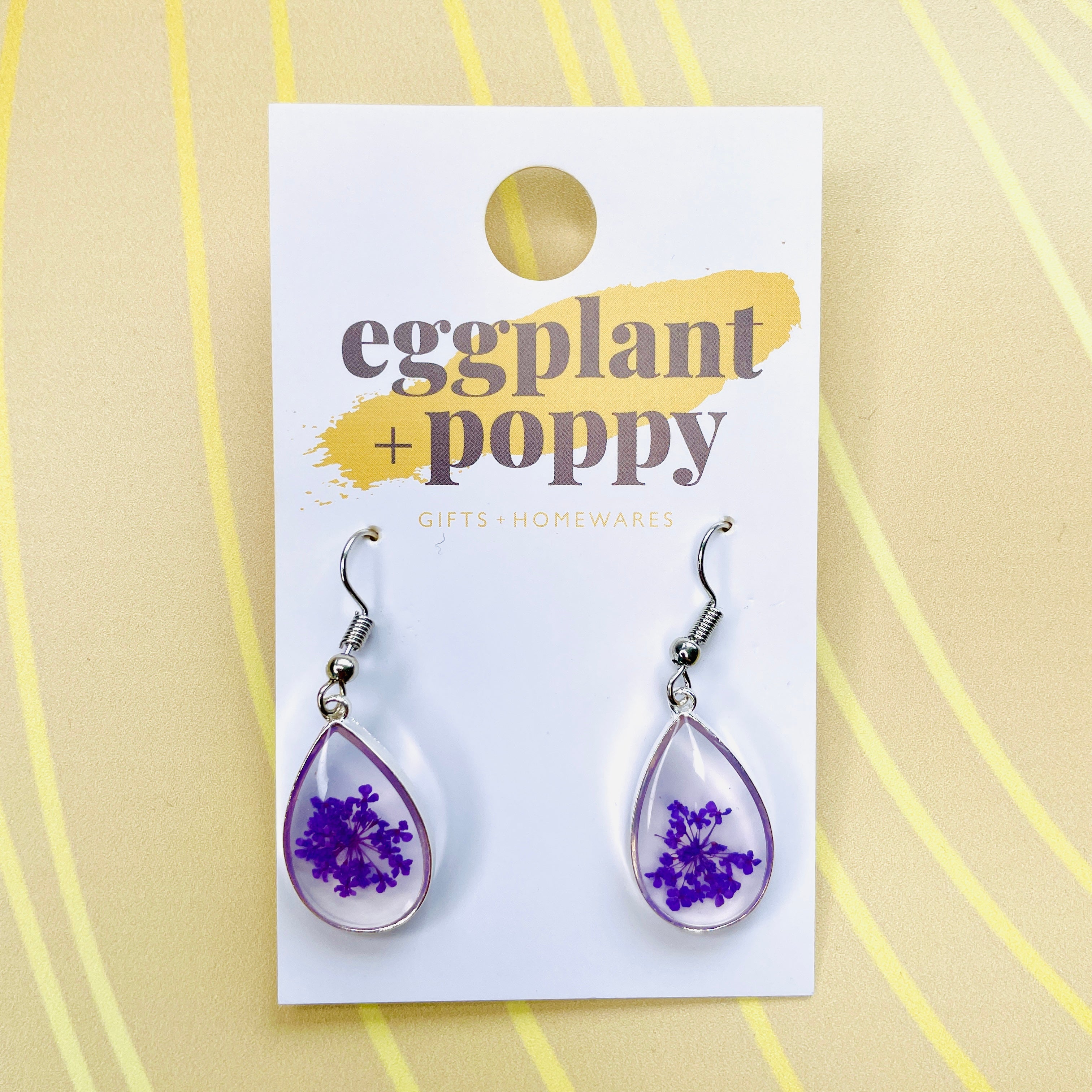 Flower Fields - Dainty Drop Earrings
