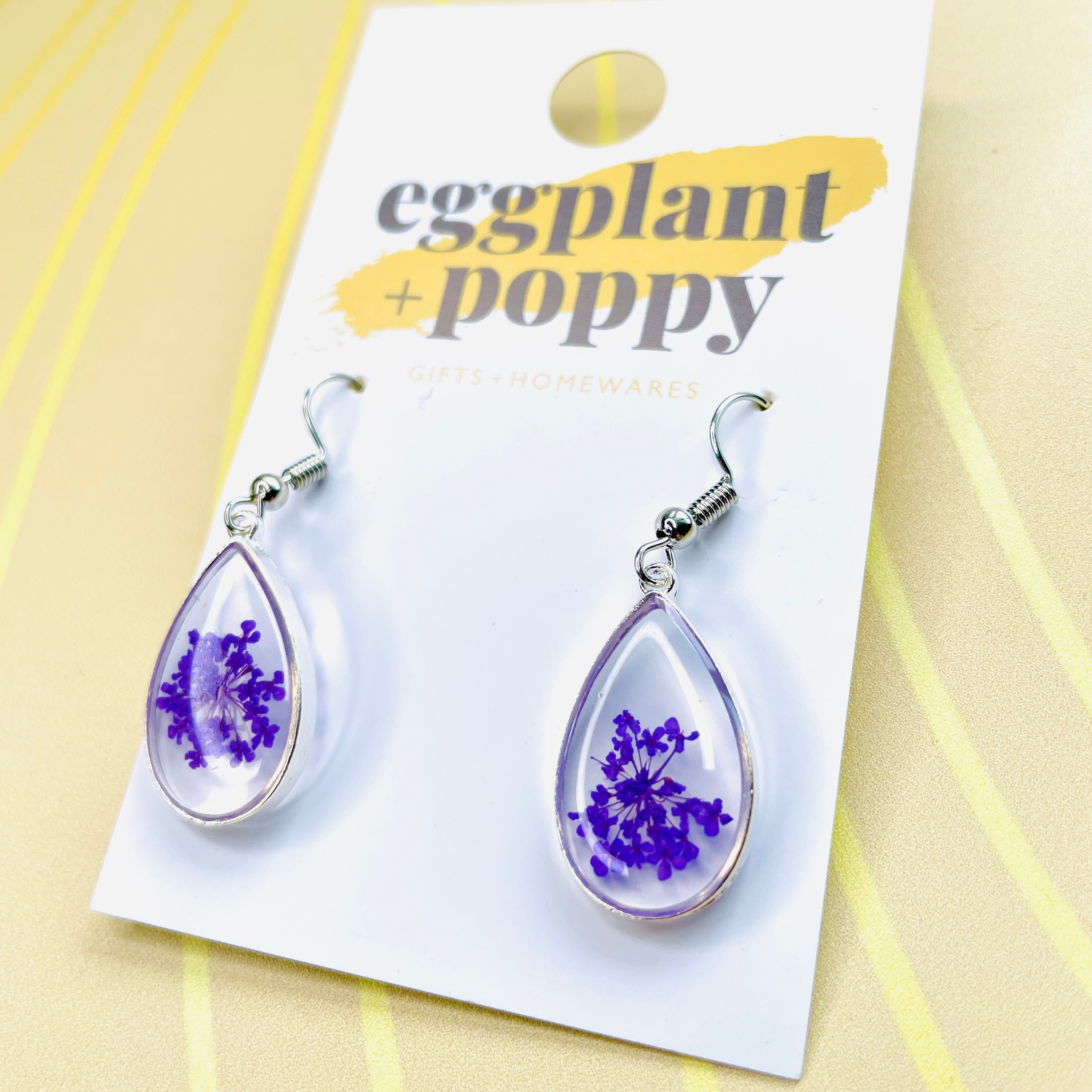 Flower Fields - Dainty Drop Earrings