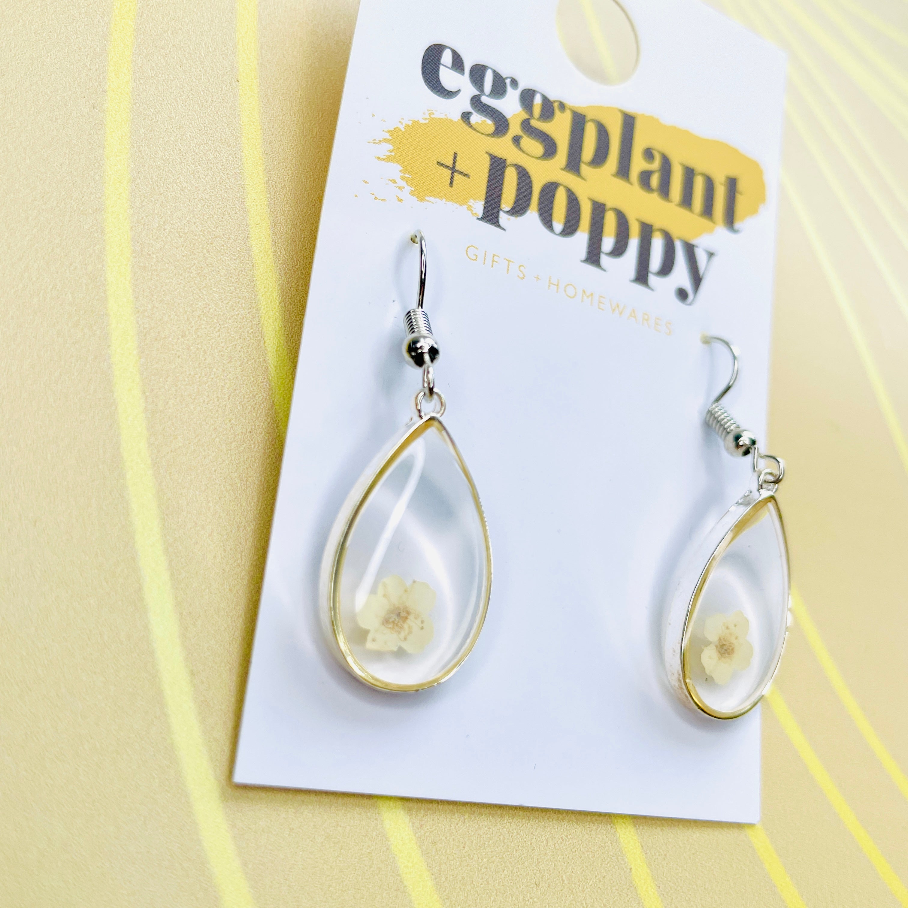 Flower Fields - Dainty Drop Earrings