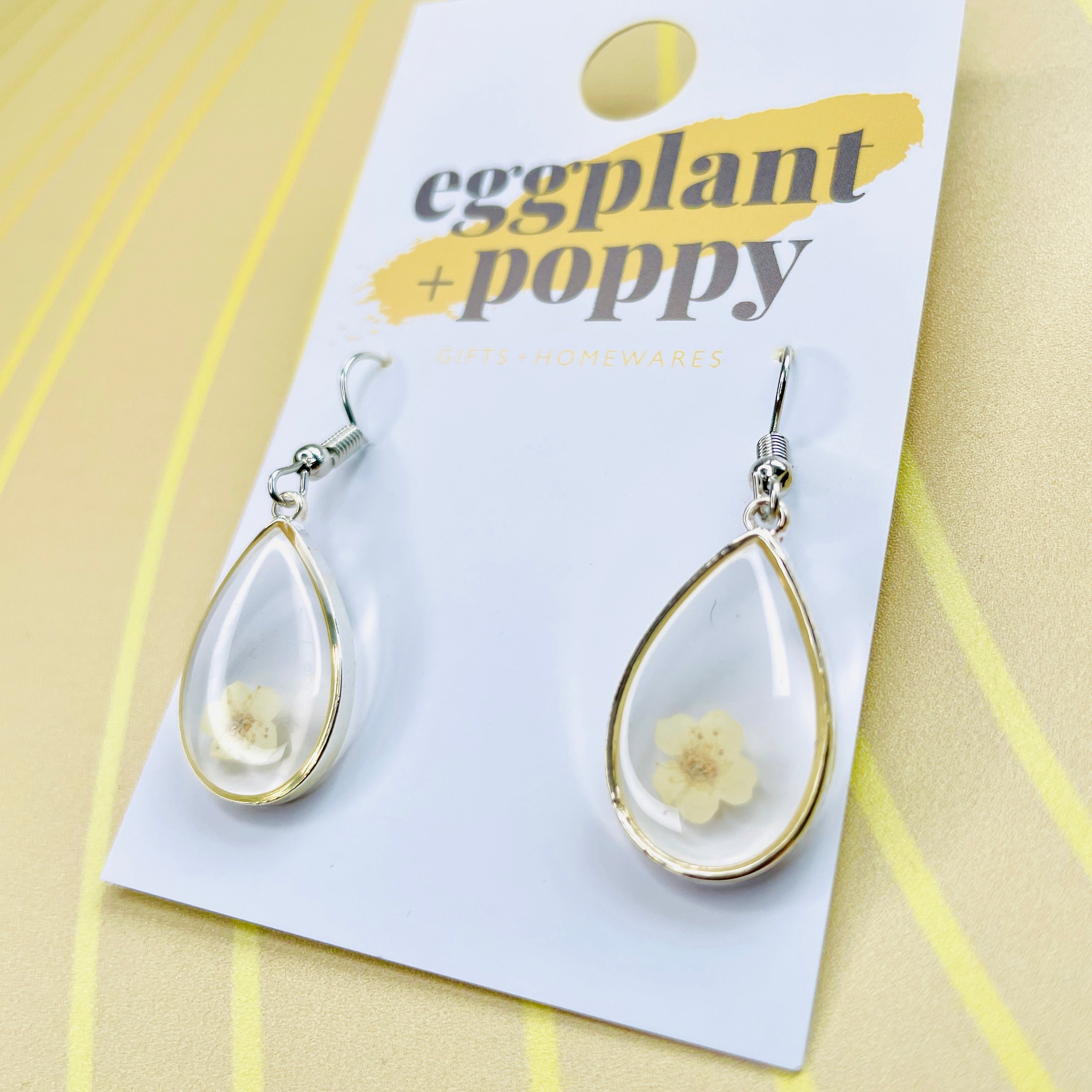 Flower Fields - Dainty Drop Earrings