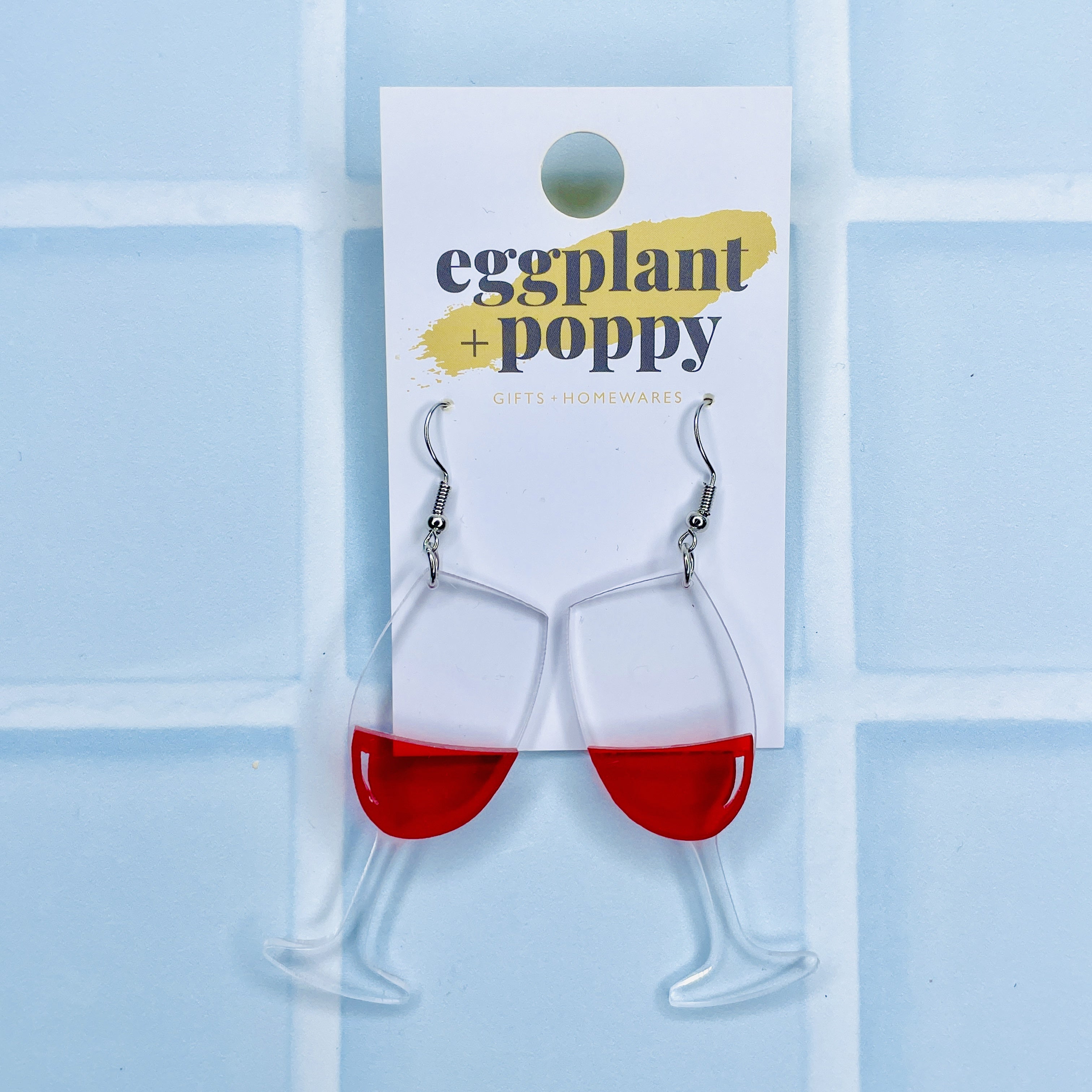 Just One Glass Earrings