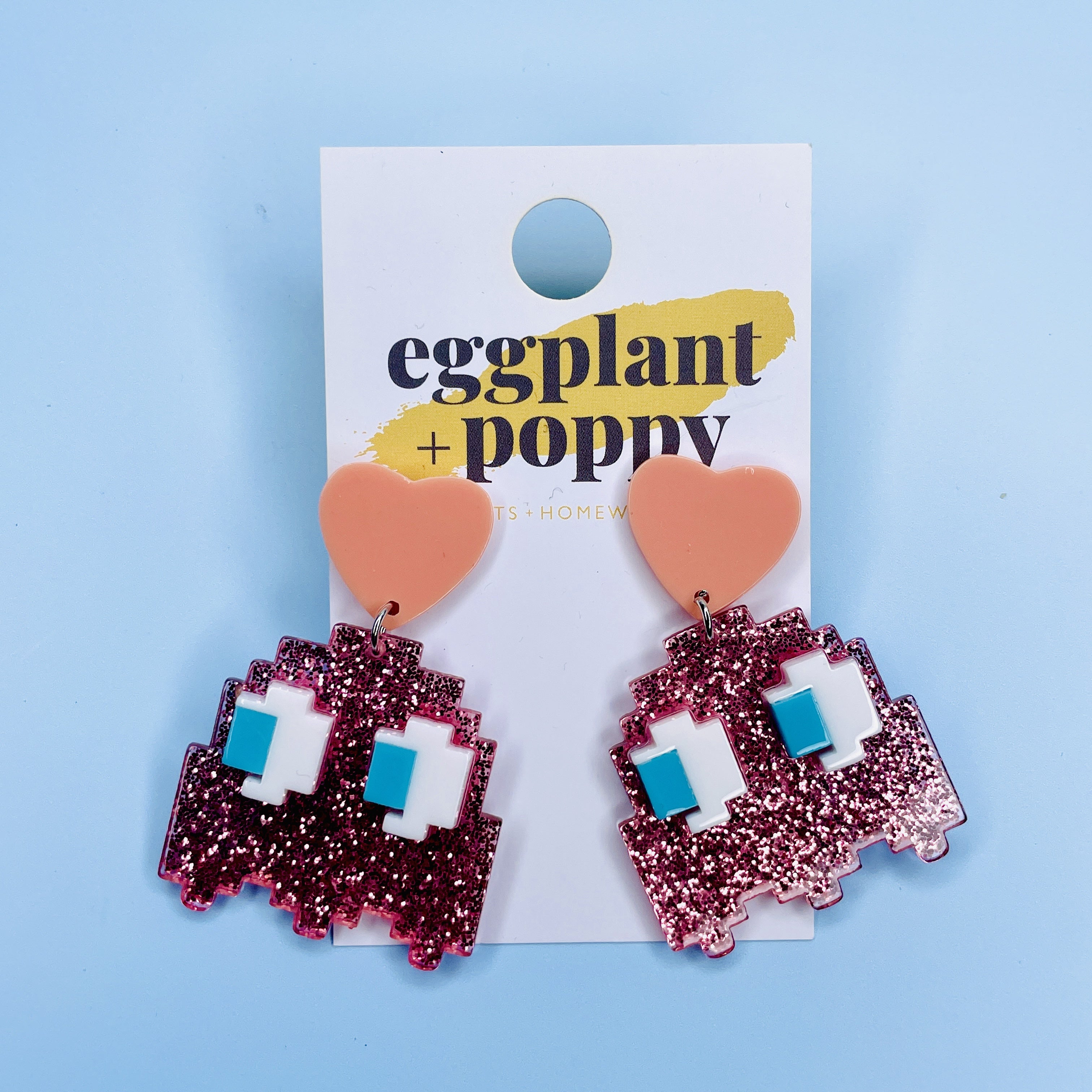 Game Ghost Earrings