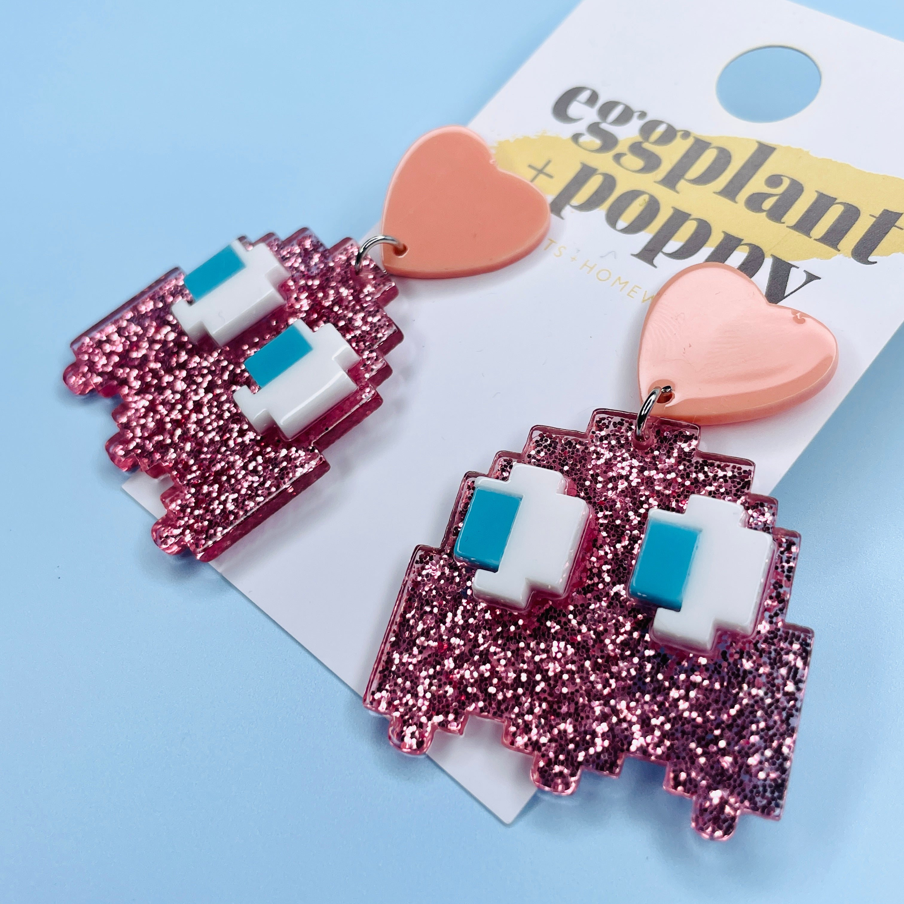 Game Ghost Earrings