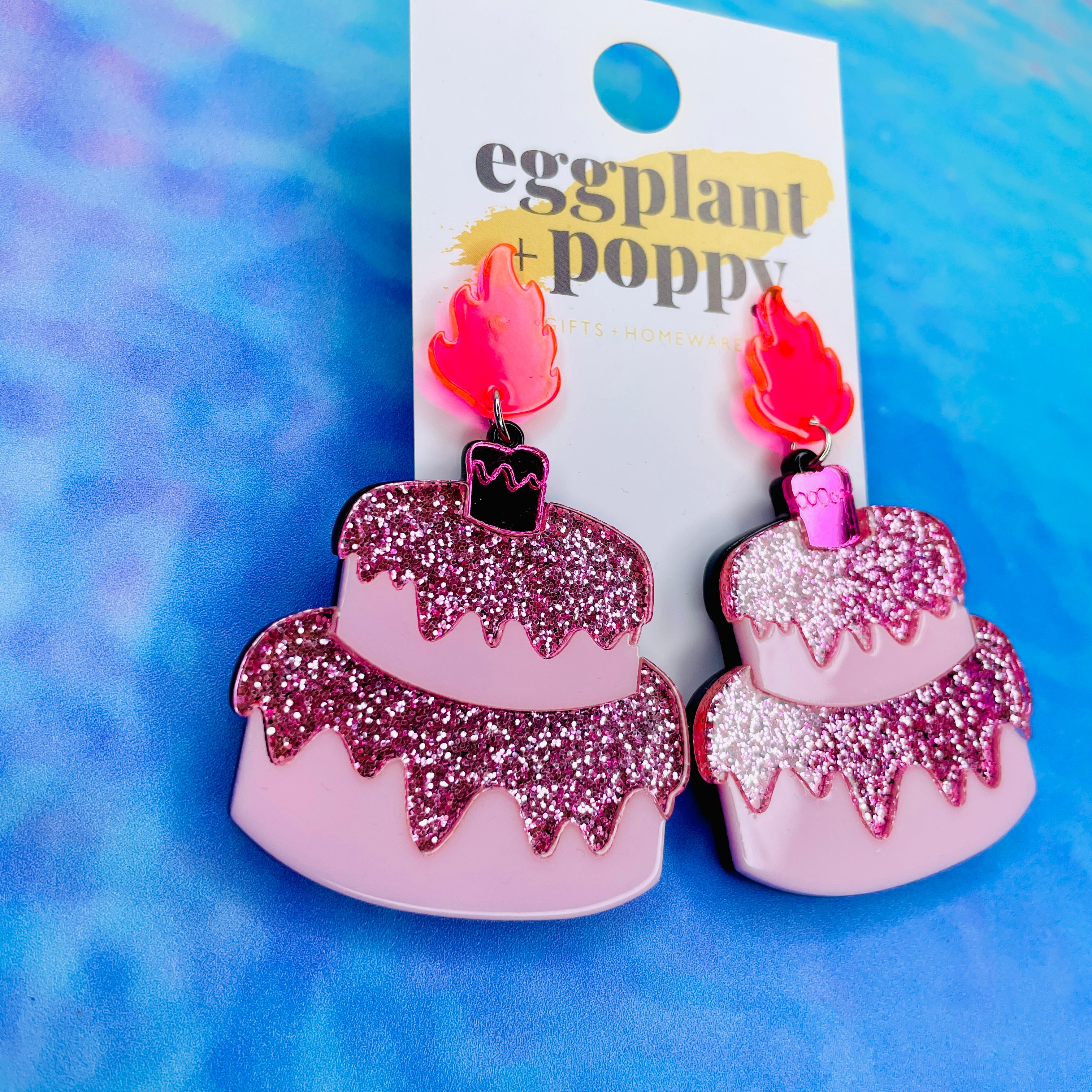 Birthday Cake Earrings