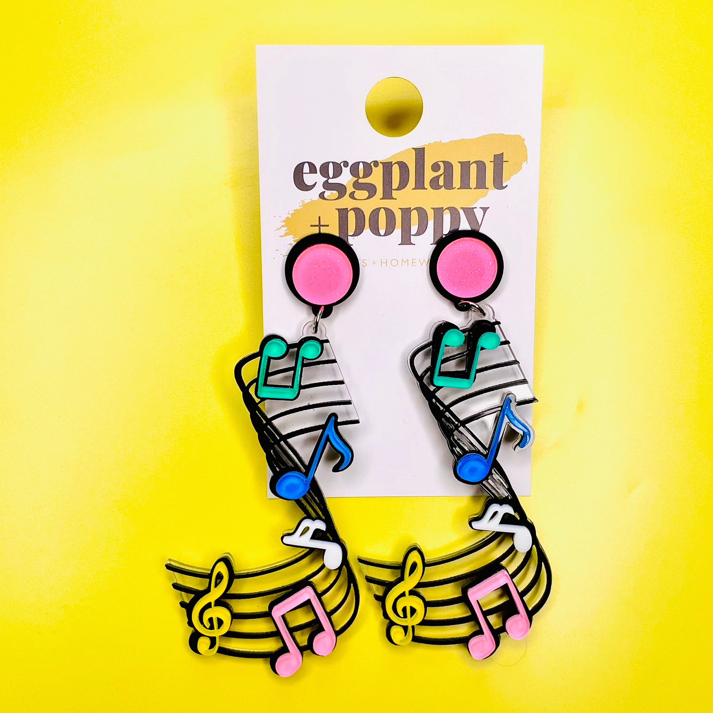 80's Pop Music Earrings