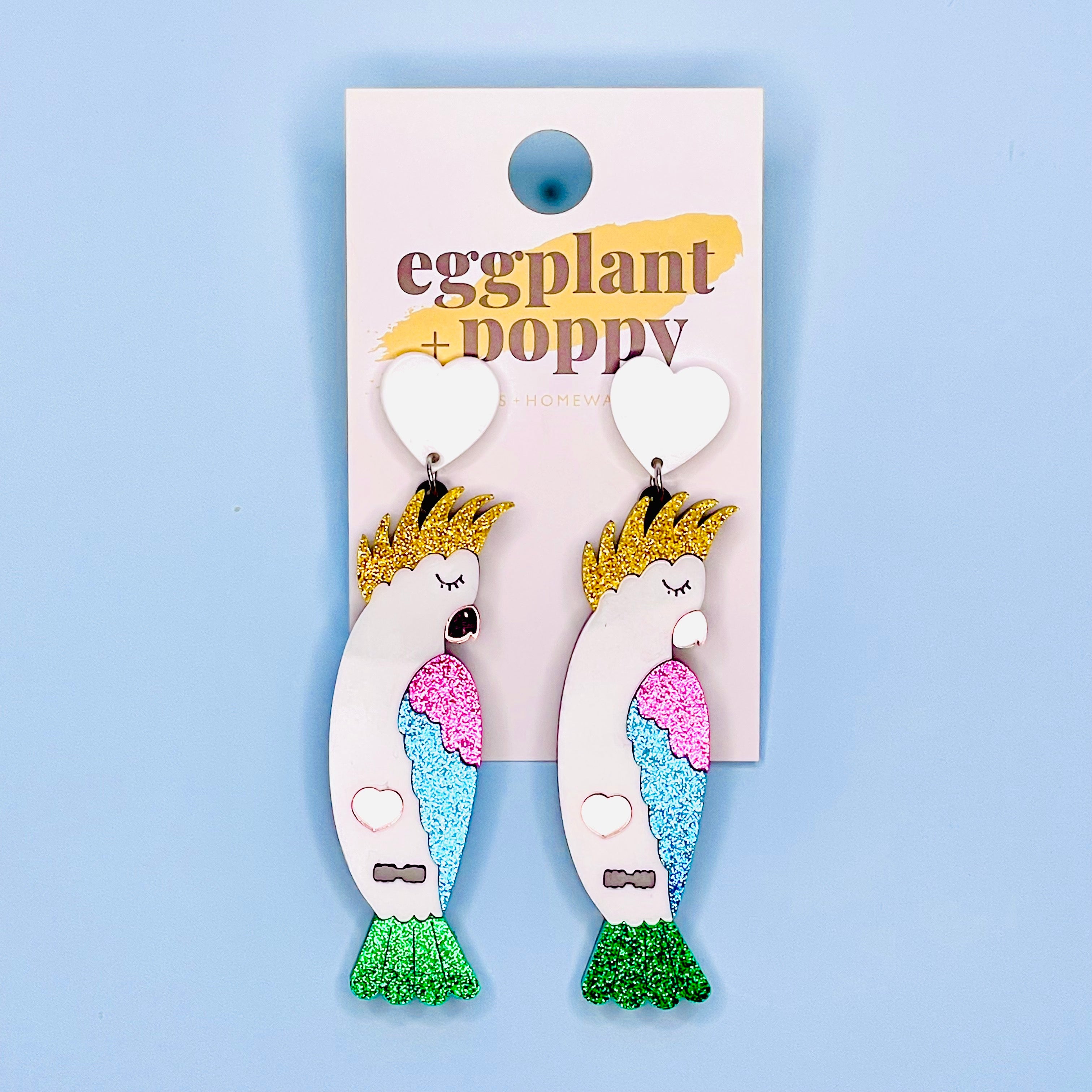Pretty Cockatoo Earrings