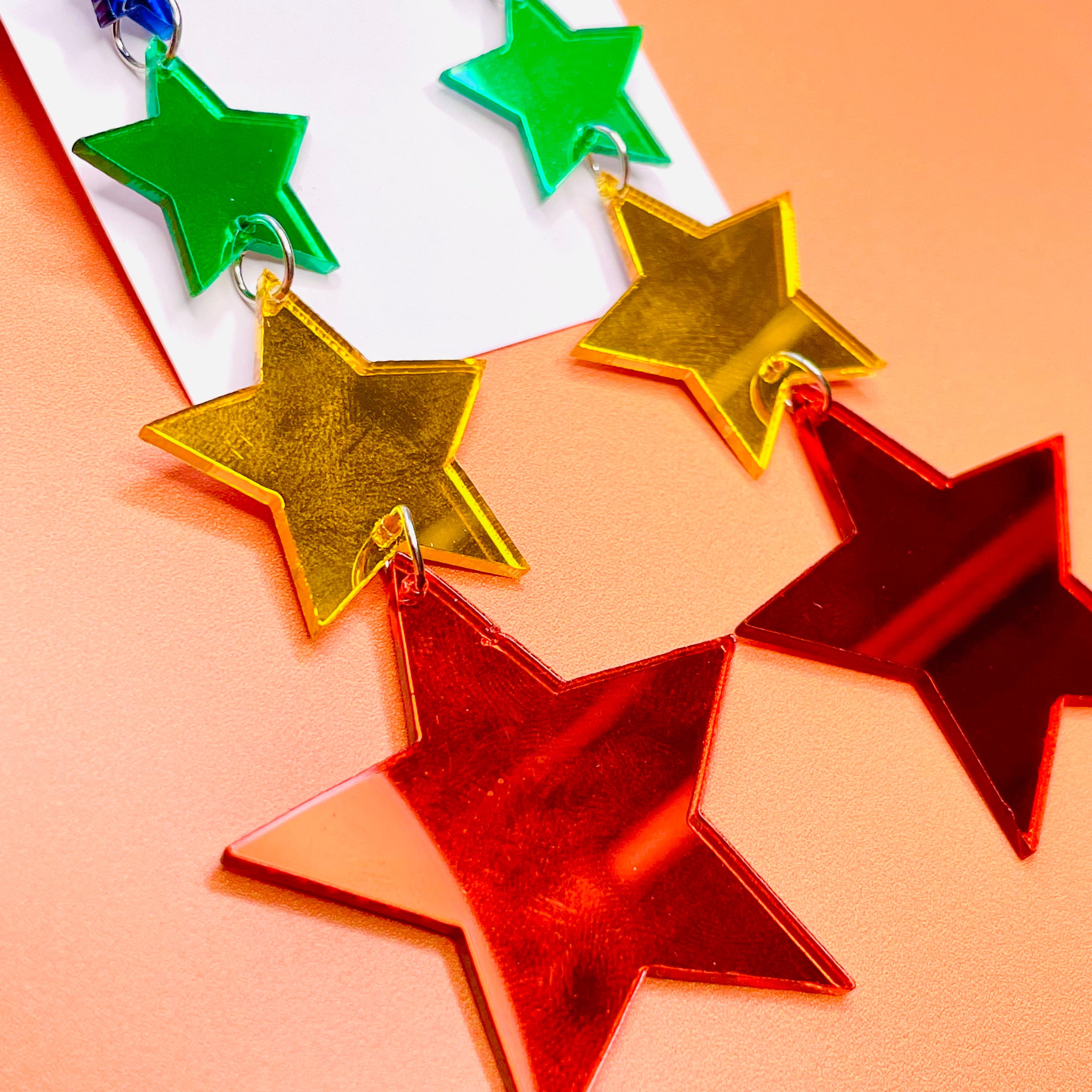Star Drop Earrings