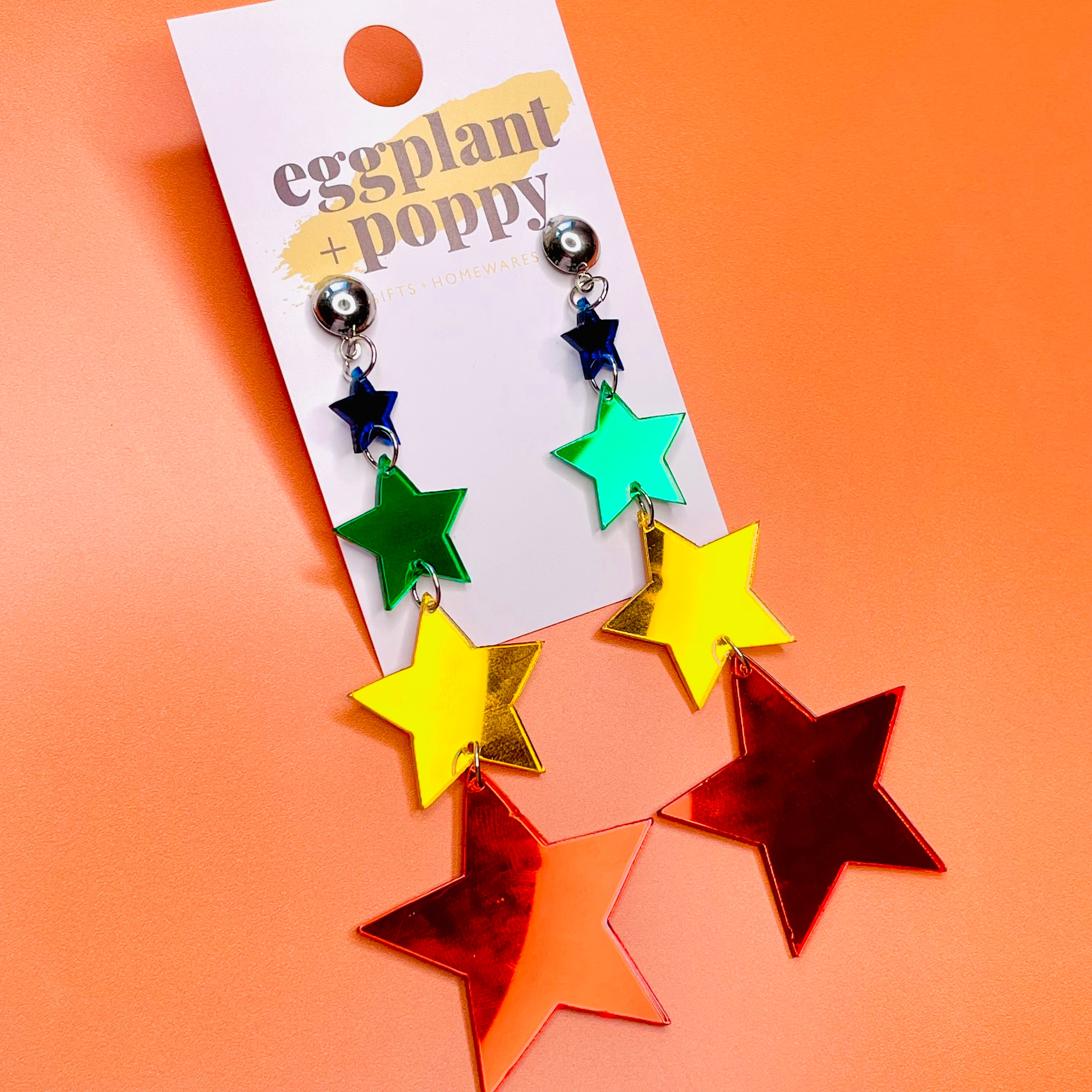 Star Drop Earrings