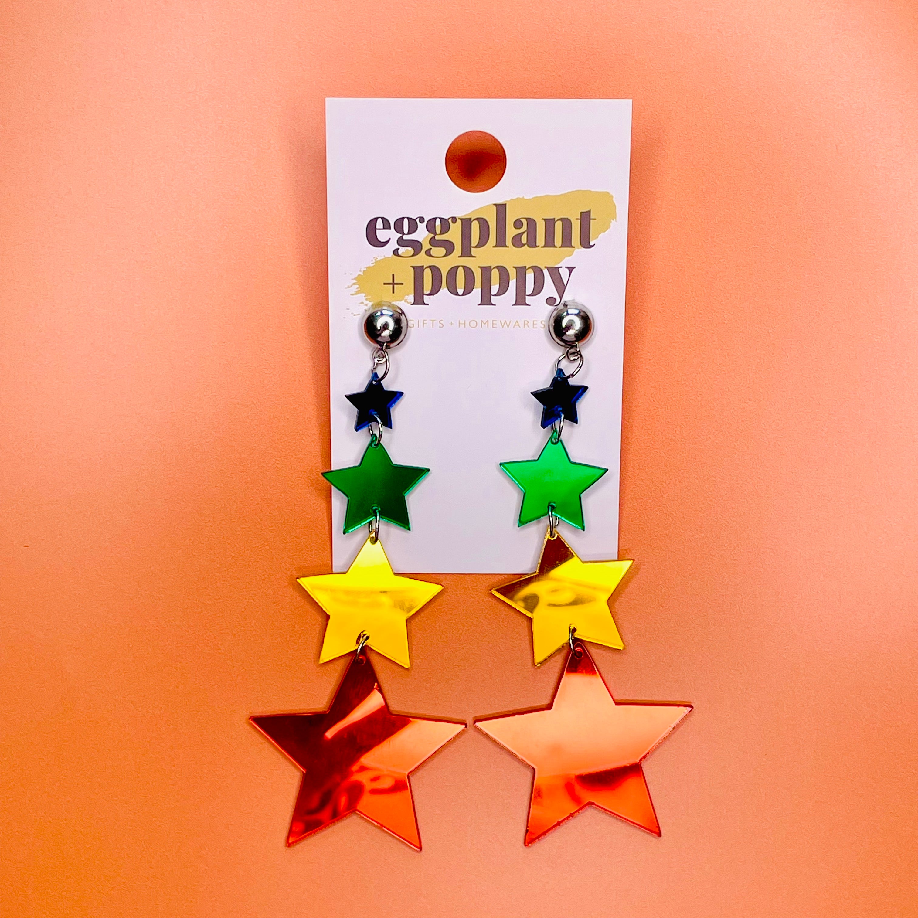 Star Drop Earrings