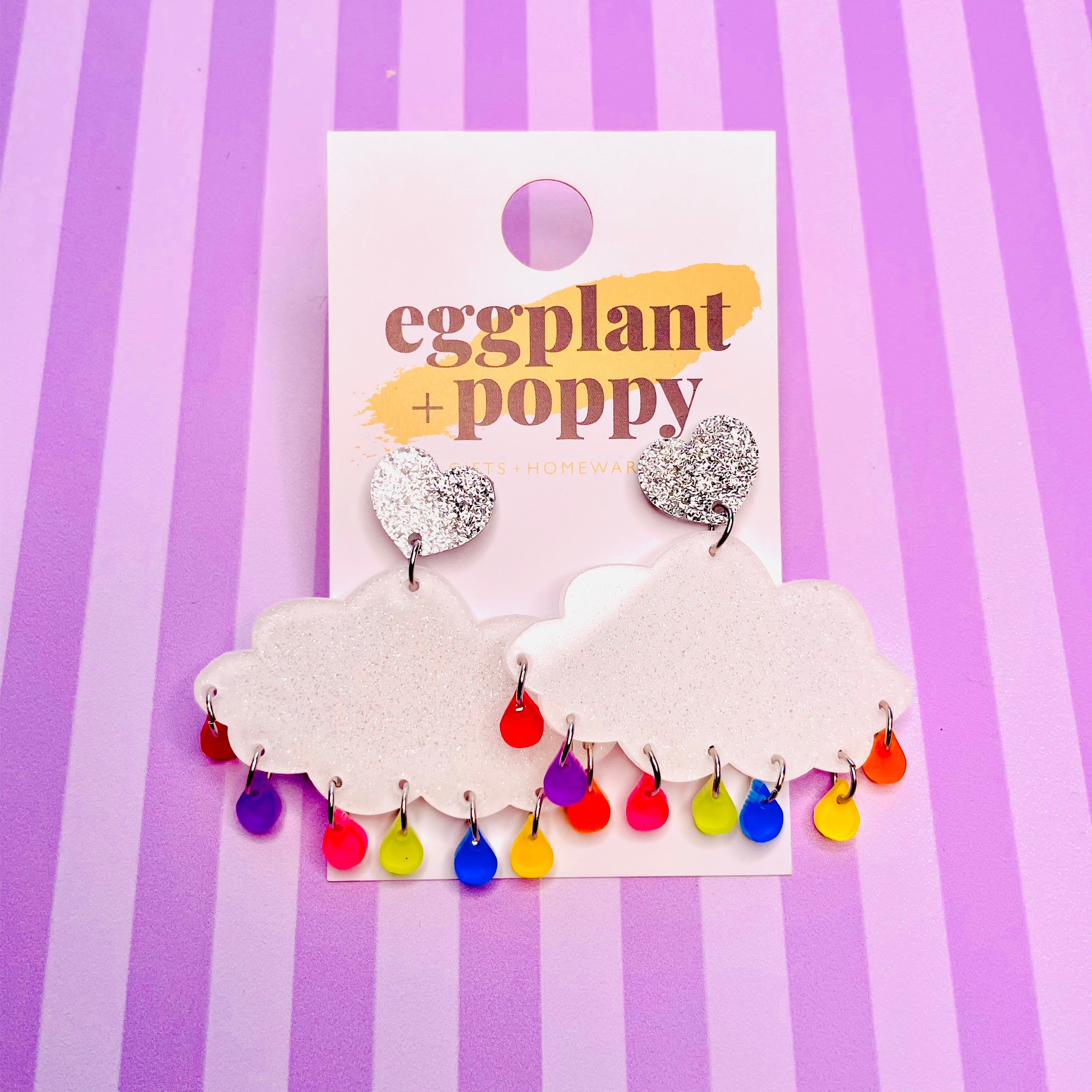 Colourful Cloud Earrings