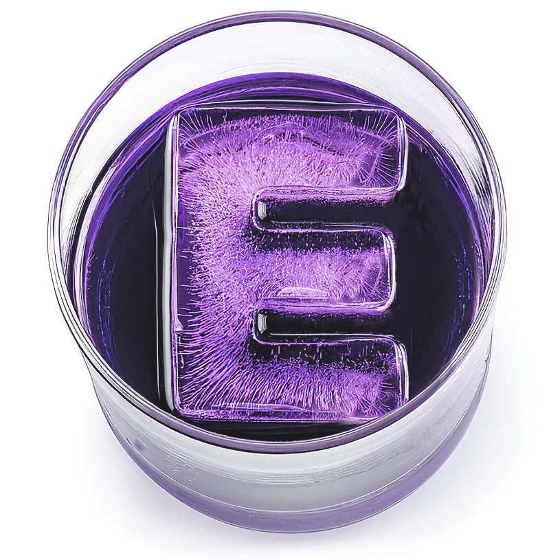 Ice Cube Tray - Letter E