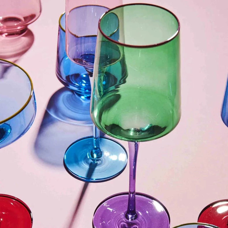 Jaded Vino Glass - set of 2